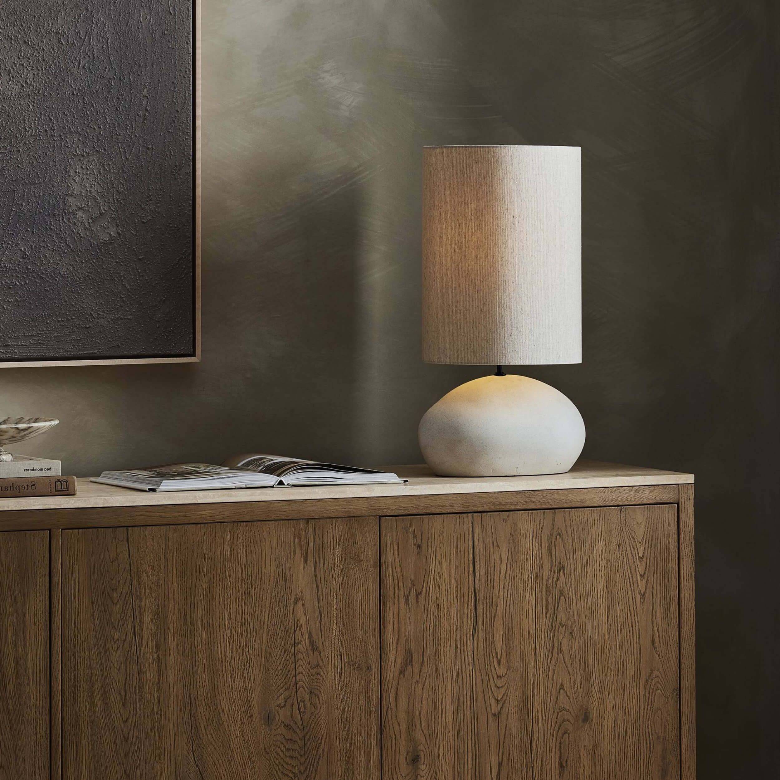 Allura Table Lamp, White by Four Hands - Image 5