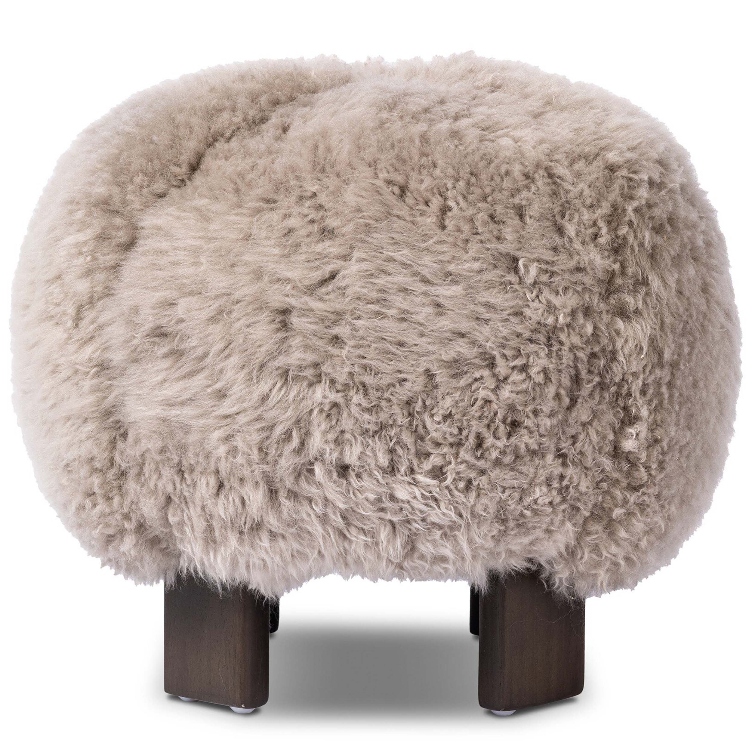 Alma Ottoman, Taupe by Four Hands - Image 3