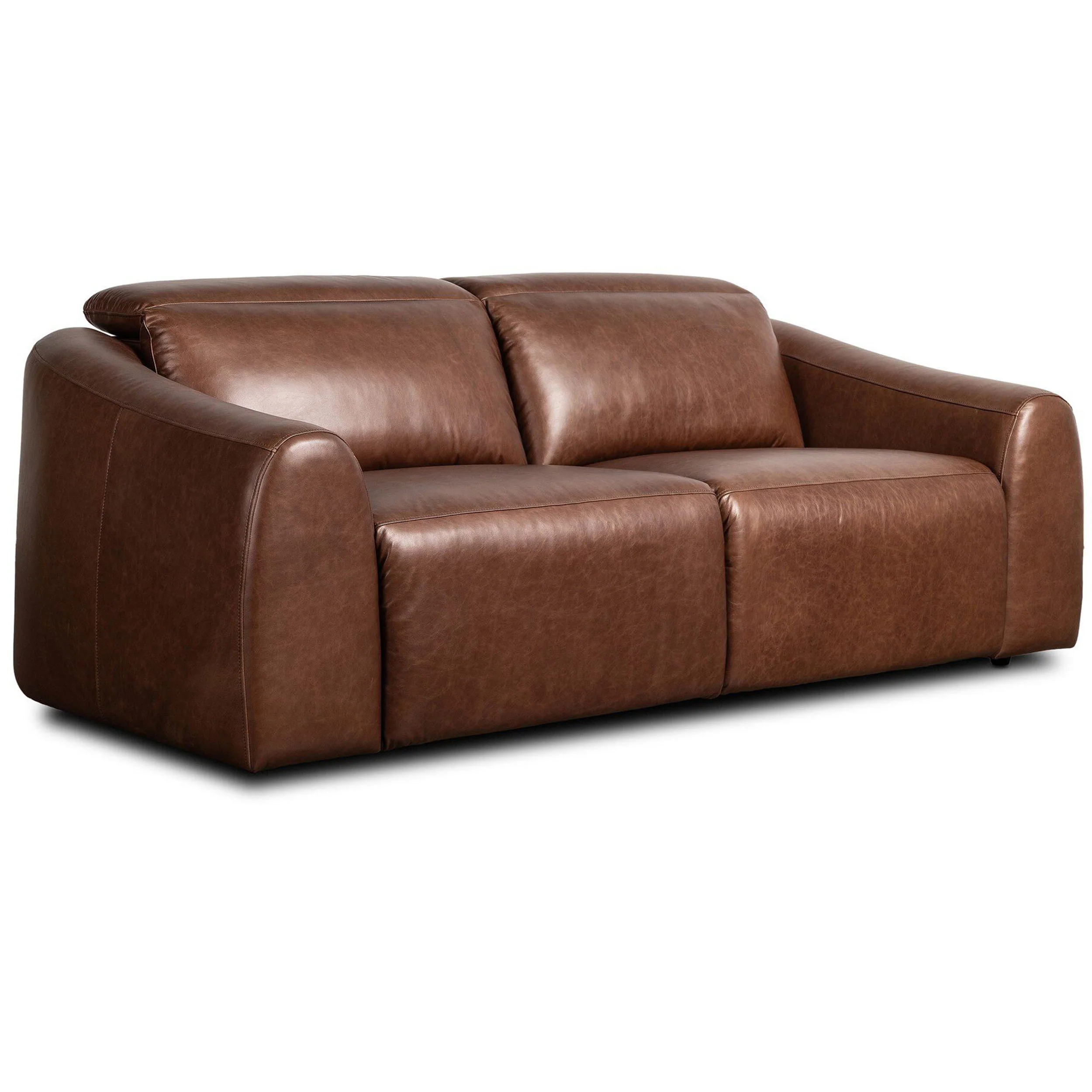 Alondra Leather Power Recliner 2 Piece Sectional, Sonoma Coco by Four Hands - Image 2