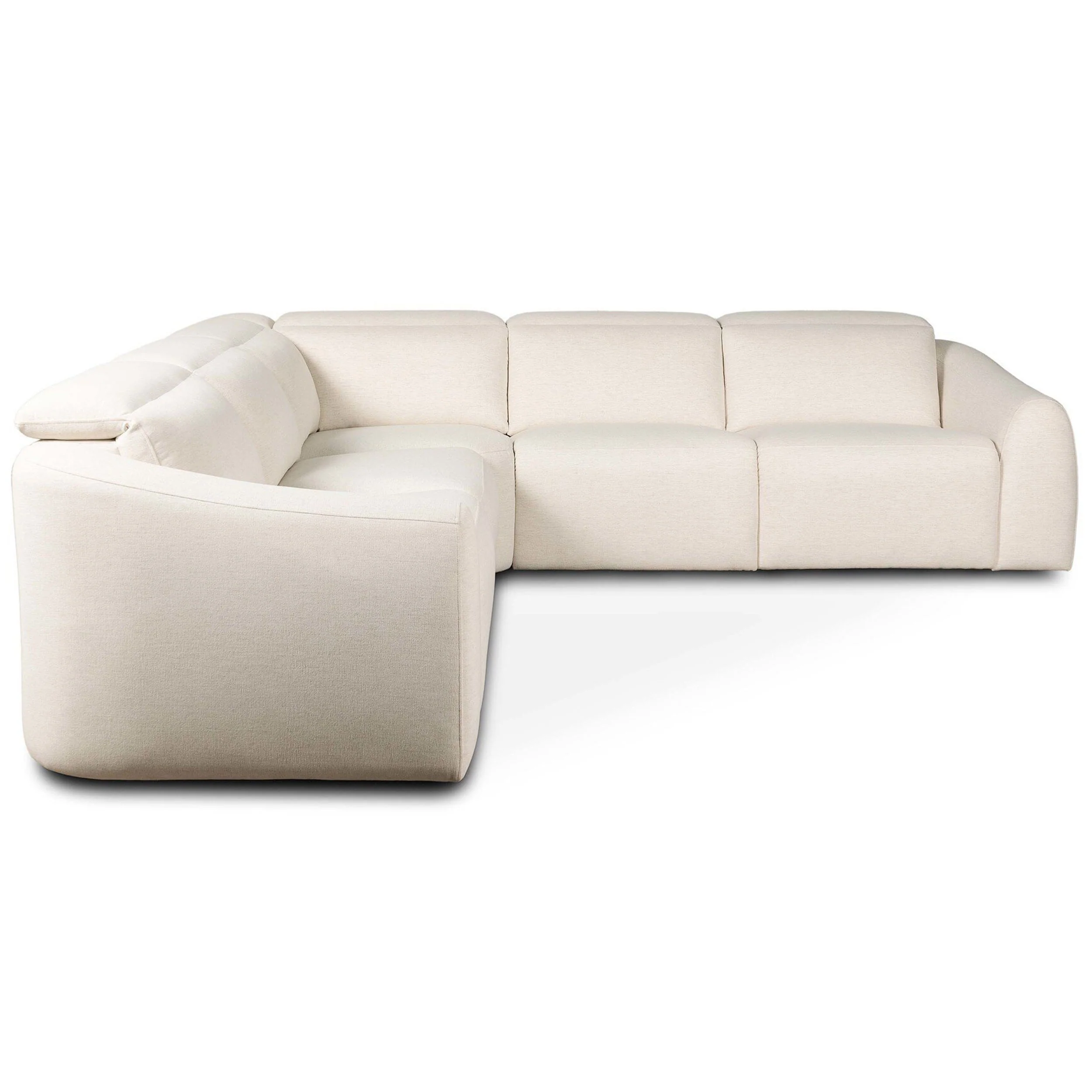 Alondra Power Recliner 5 Piece Sectional, Nomad Snow by Four Hands - Image 2