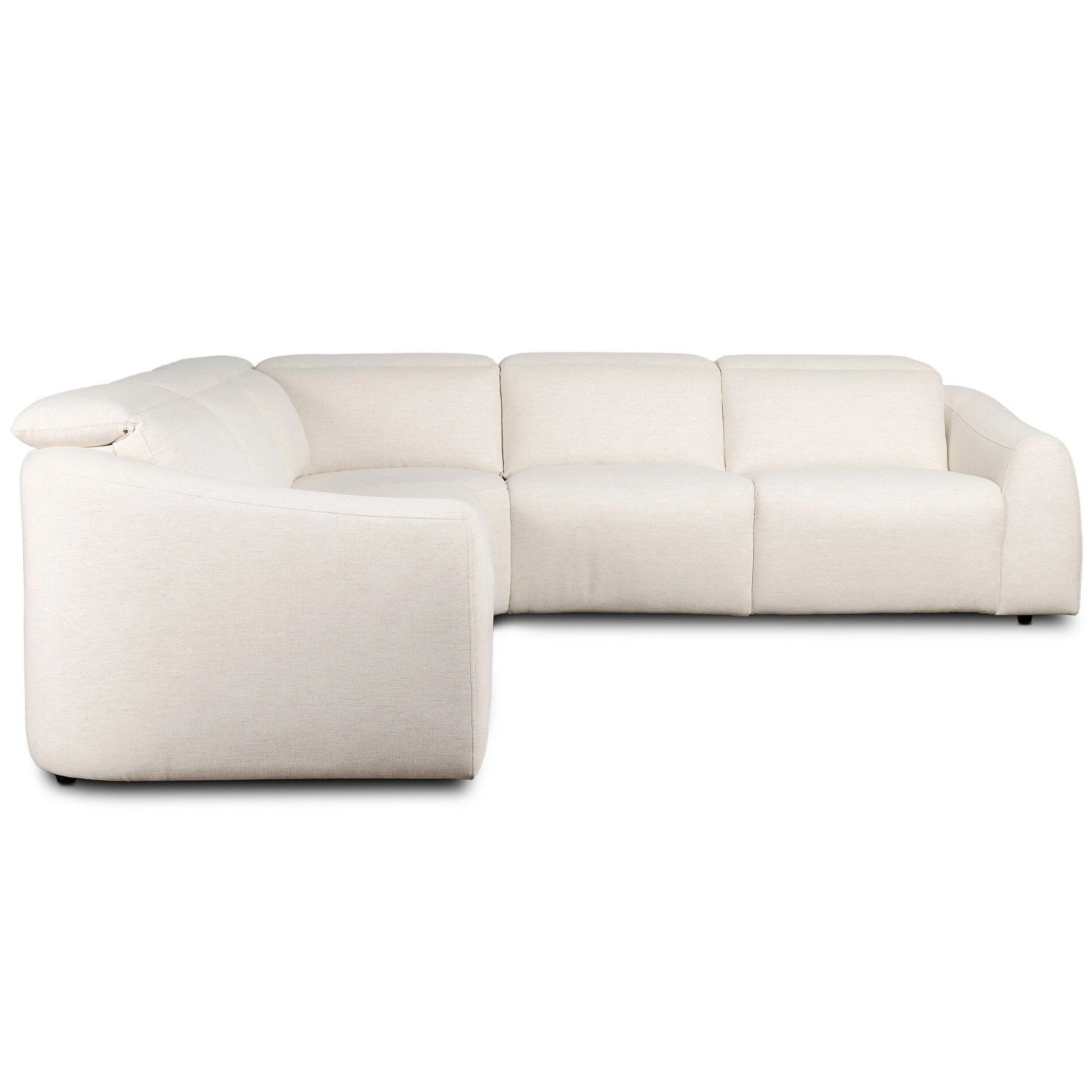 Alondra Power Recliner 5 Piece Sectional, Nomad Snow by Four Hands - Image 3