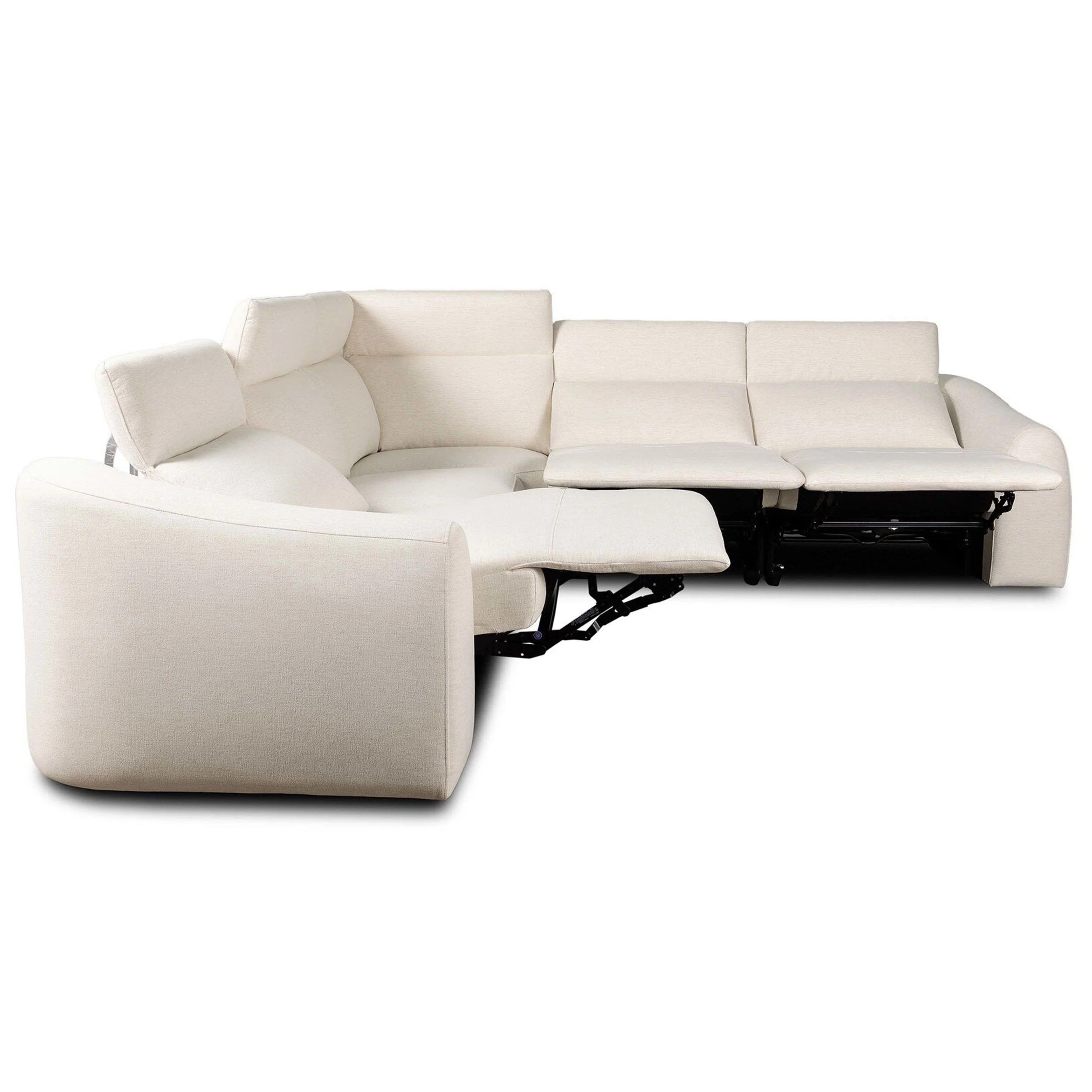 Alondra Power Recliner 5 Piece Sectional, Nomad Snow by Four Hands - Image 5