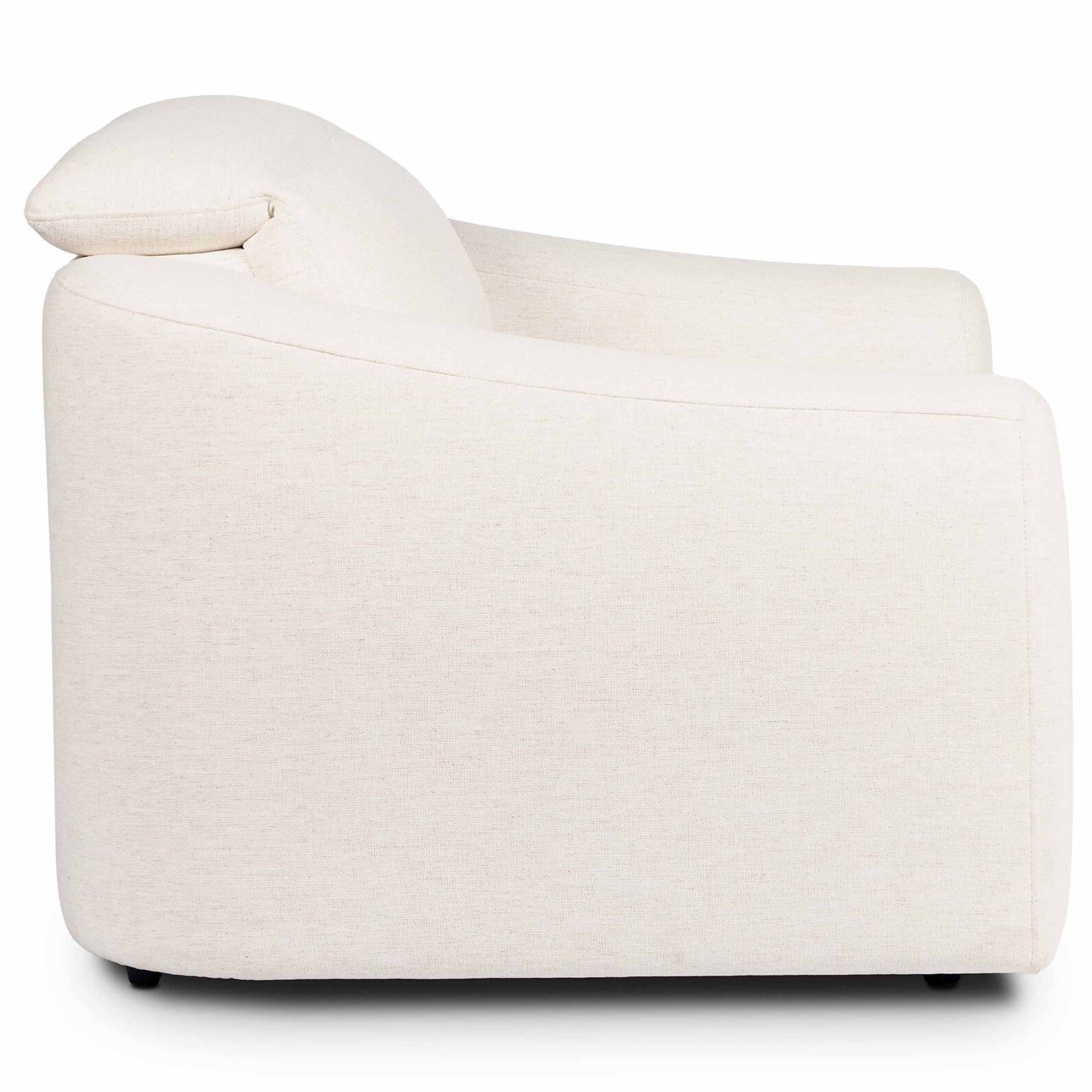 Alondra Power Recliner, Nomad Snow by Four Hands - Image 3