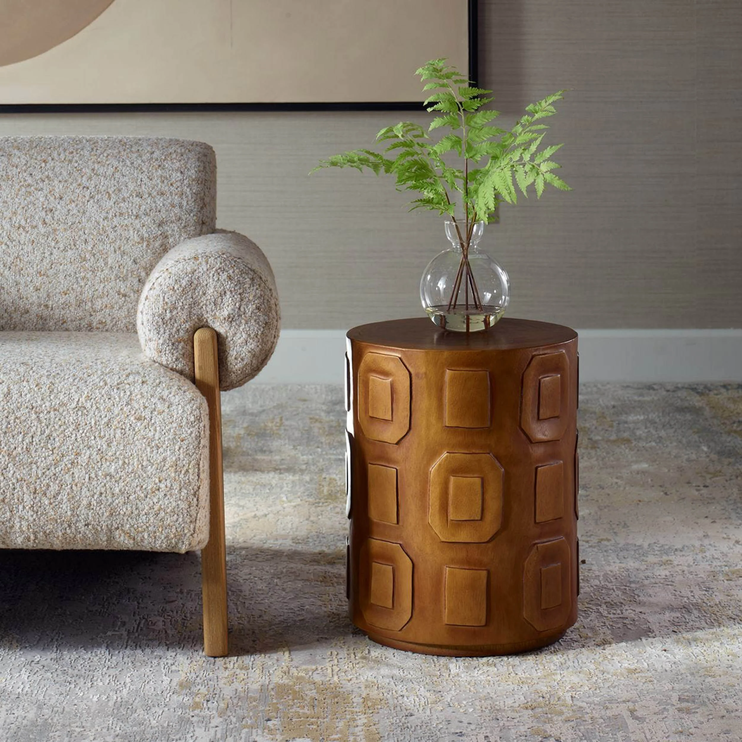 Alson Accent Table, Suar - Image 5