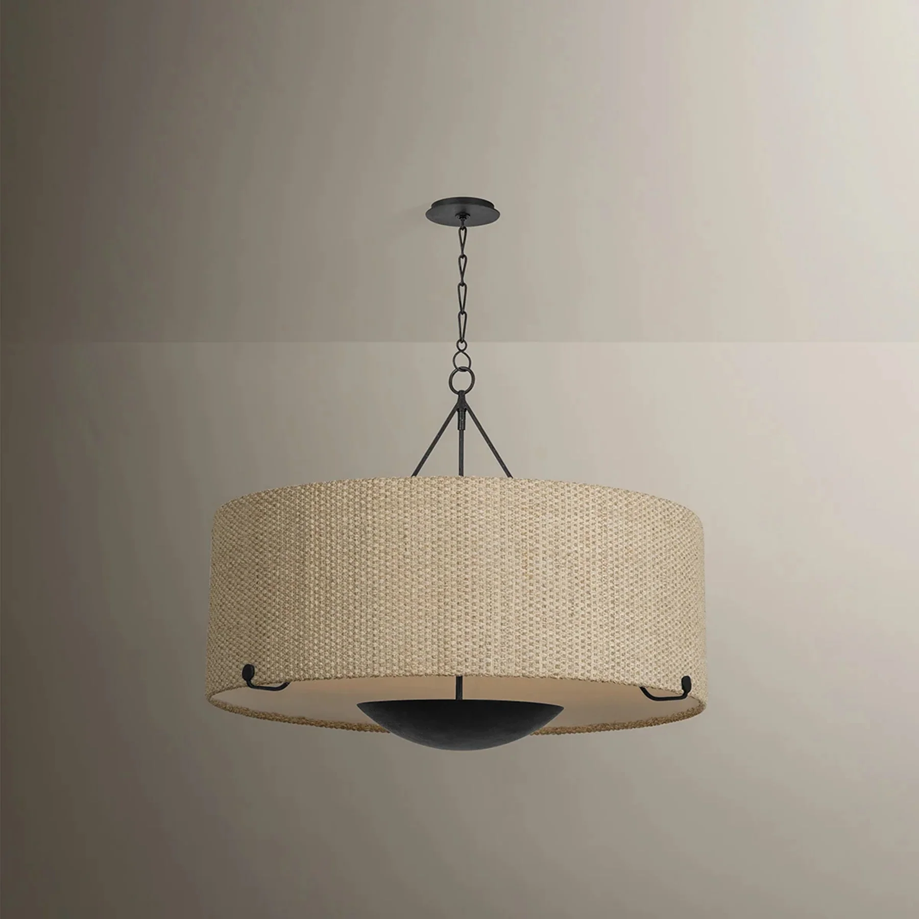 Elias Chandelier, Forged Iron - Image 6