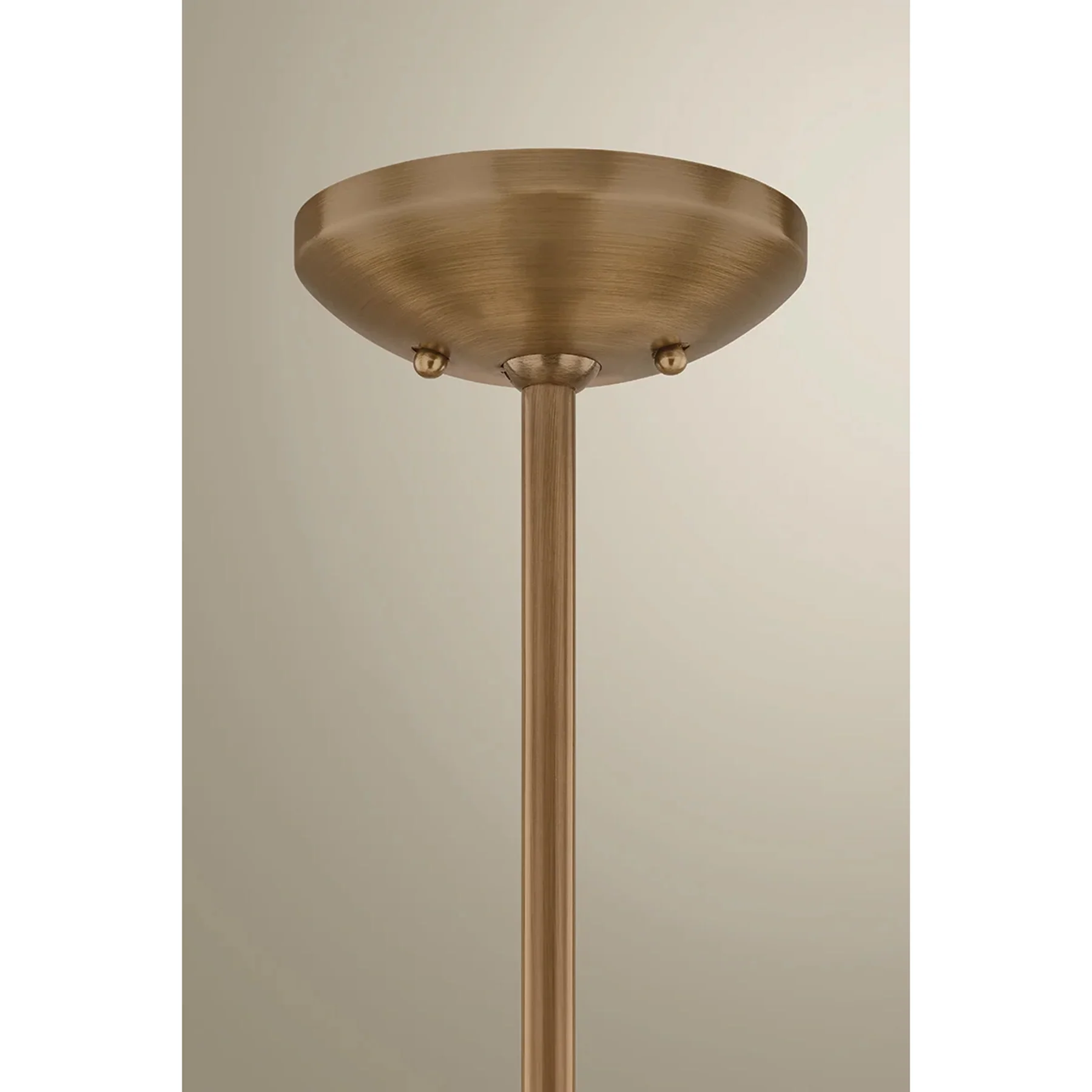 Alturas 9 Light Chandelier, Patina Brass/Soft Sand - Image 4