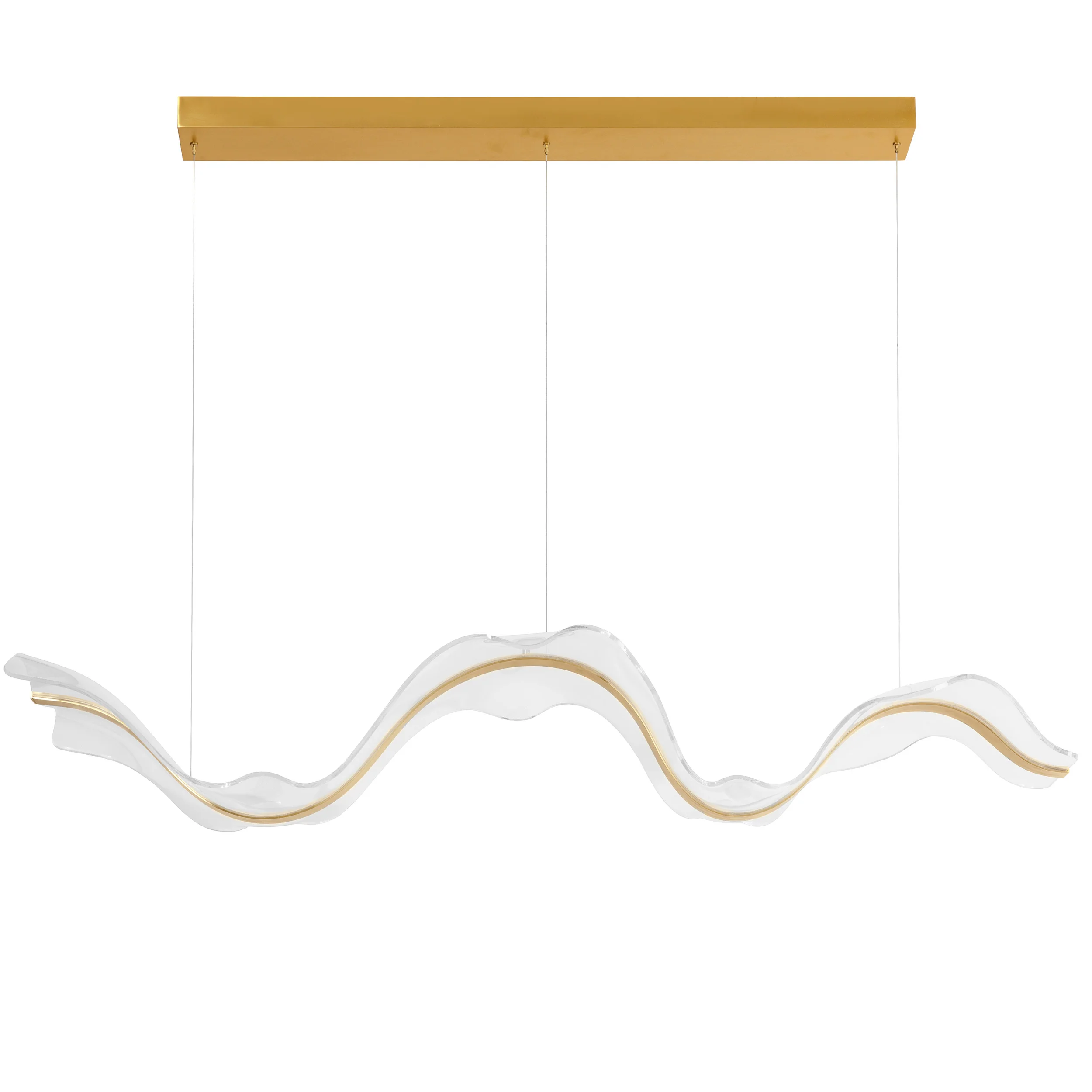 Alun Chandelier, Gold - Image 3