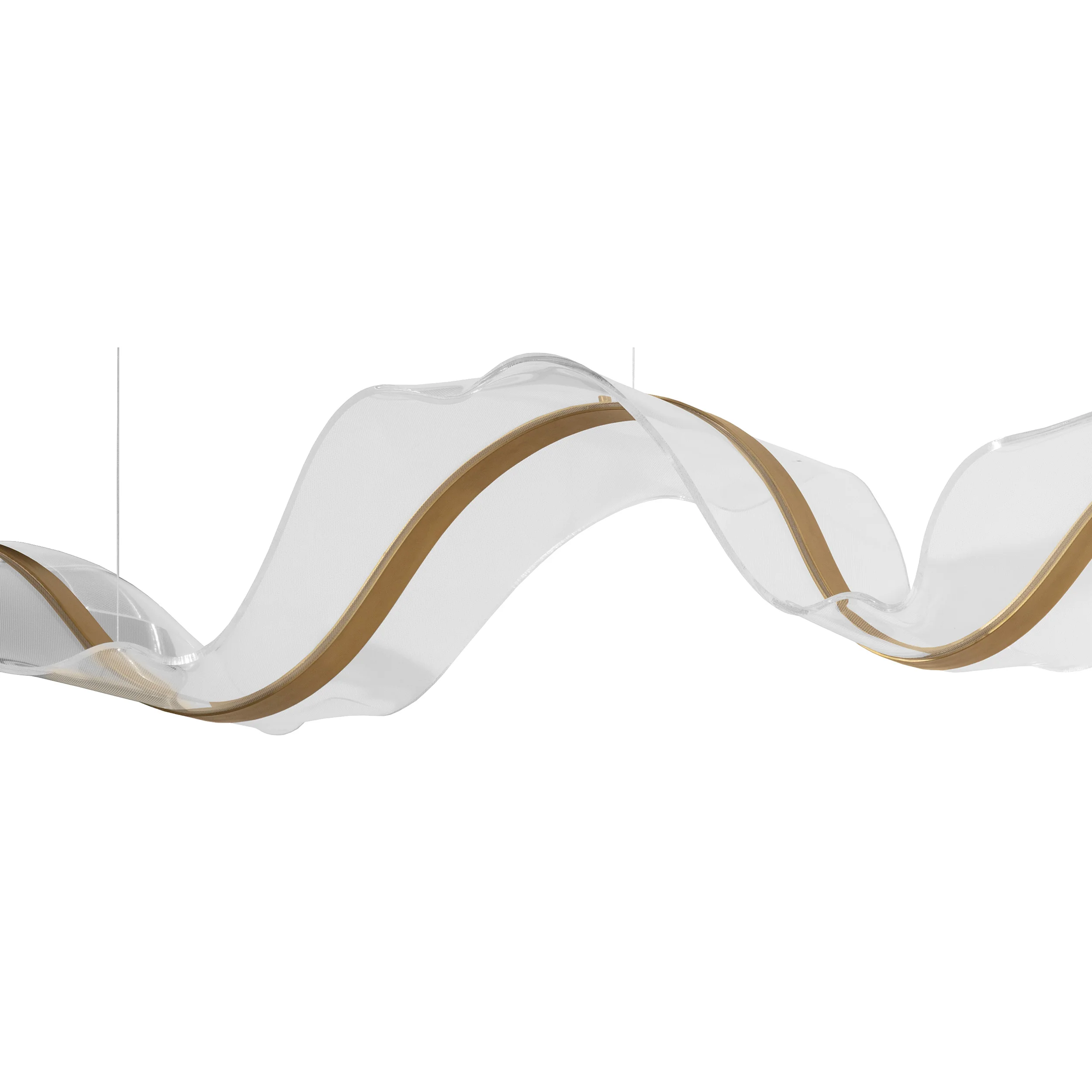 Alun Chandelier, Gold - Image 4