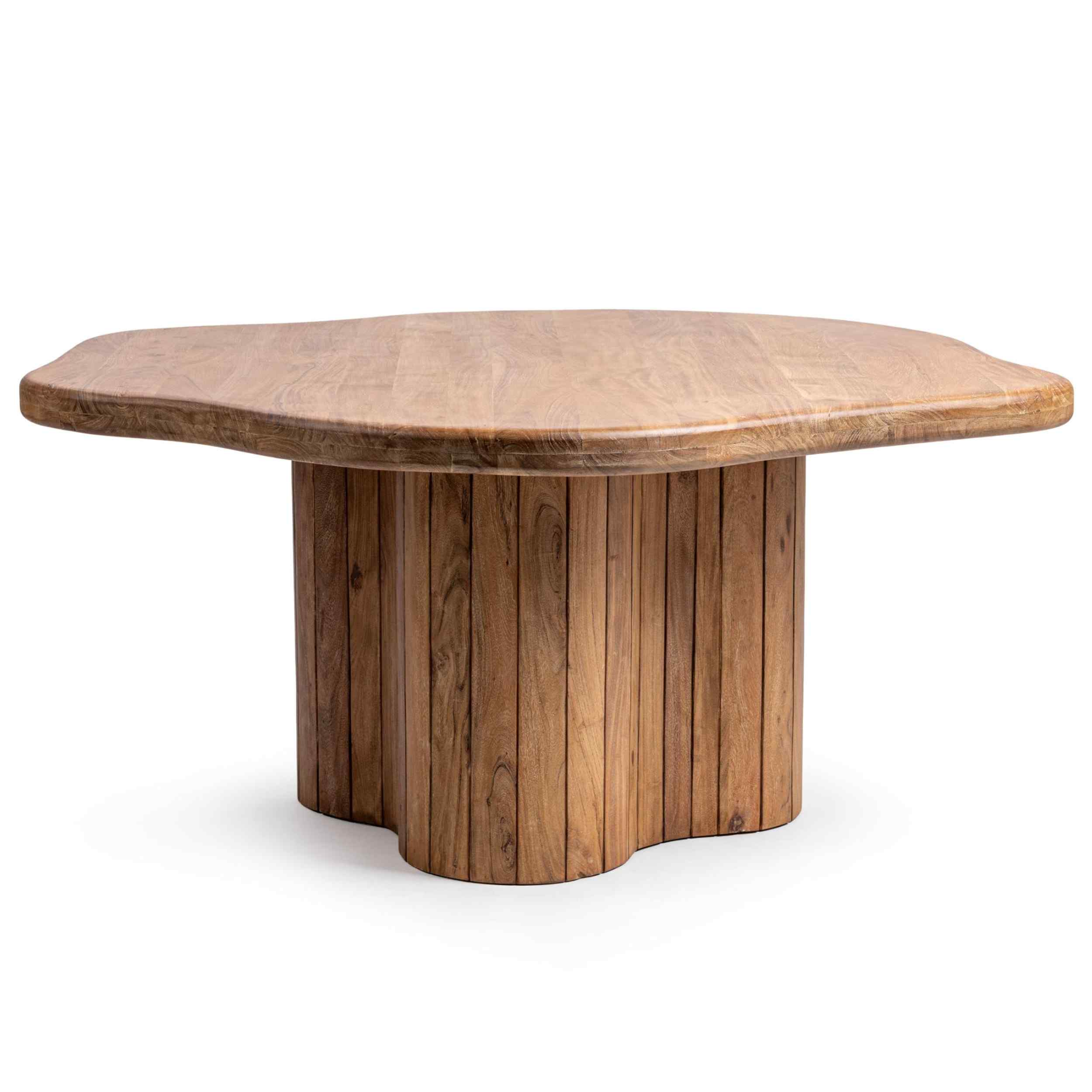 Alvaro Free Form Dining Table, Golden Wheat - Image 2