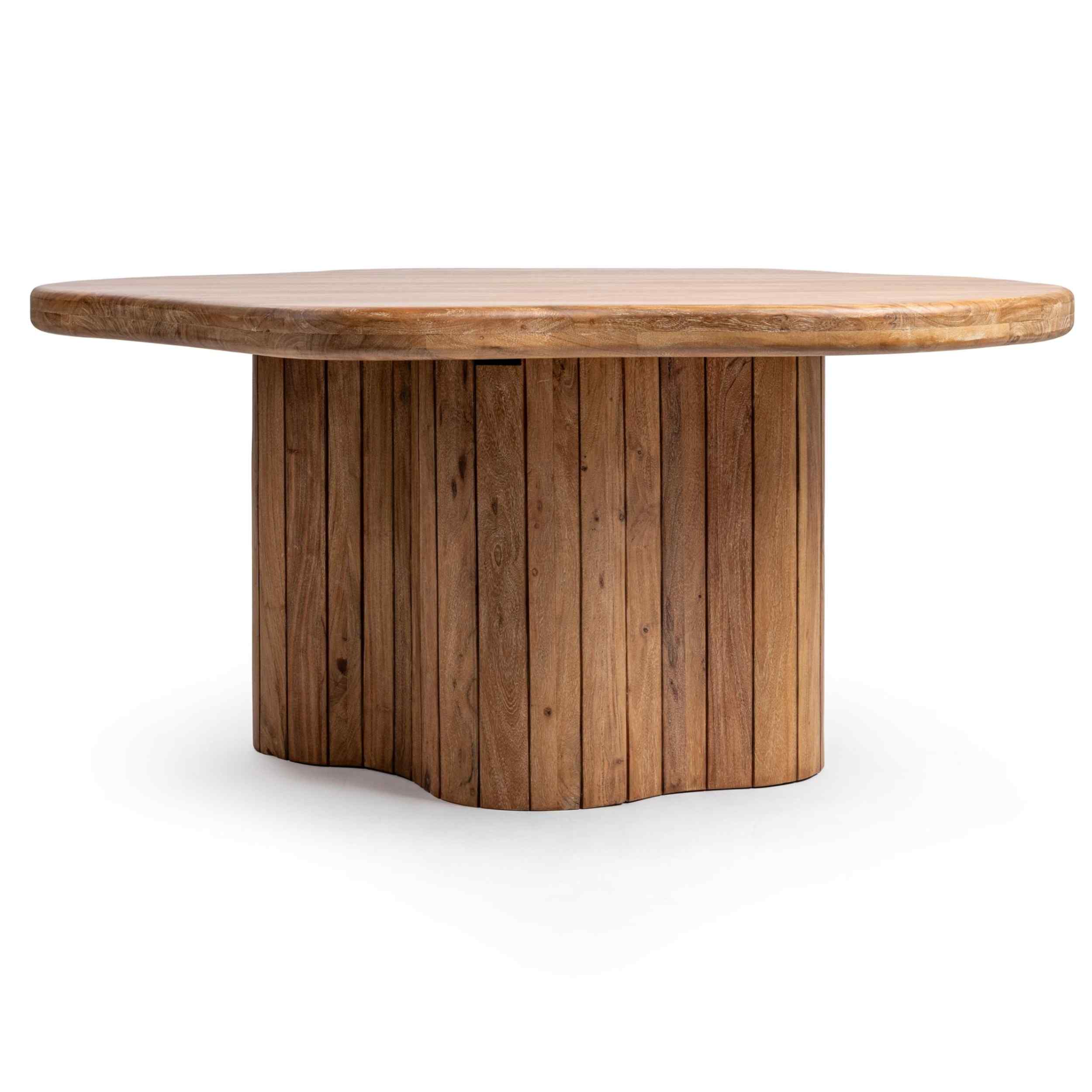 Alvaro Free Form Dining Table, Golden Wheat - Image 4