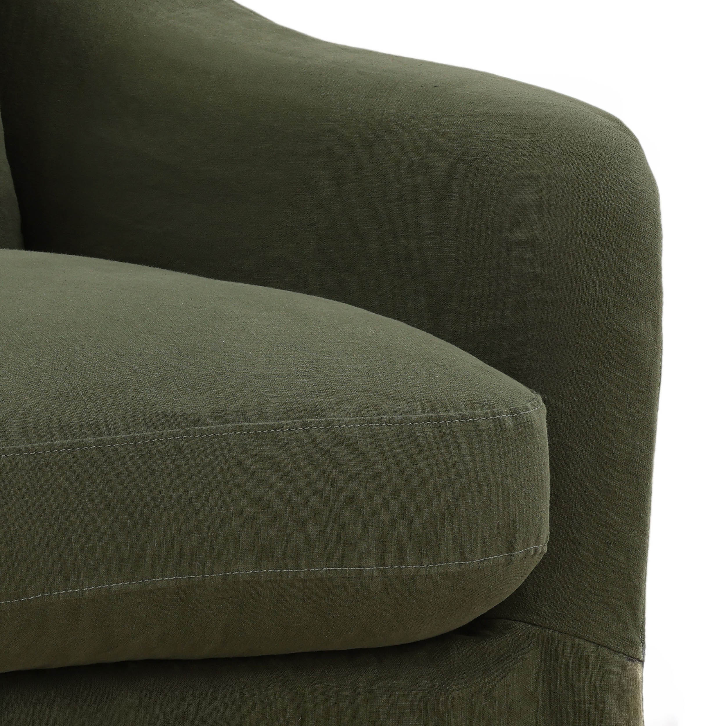 Ama Swivel Chair, Olive - Image 5