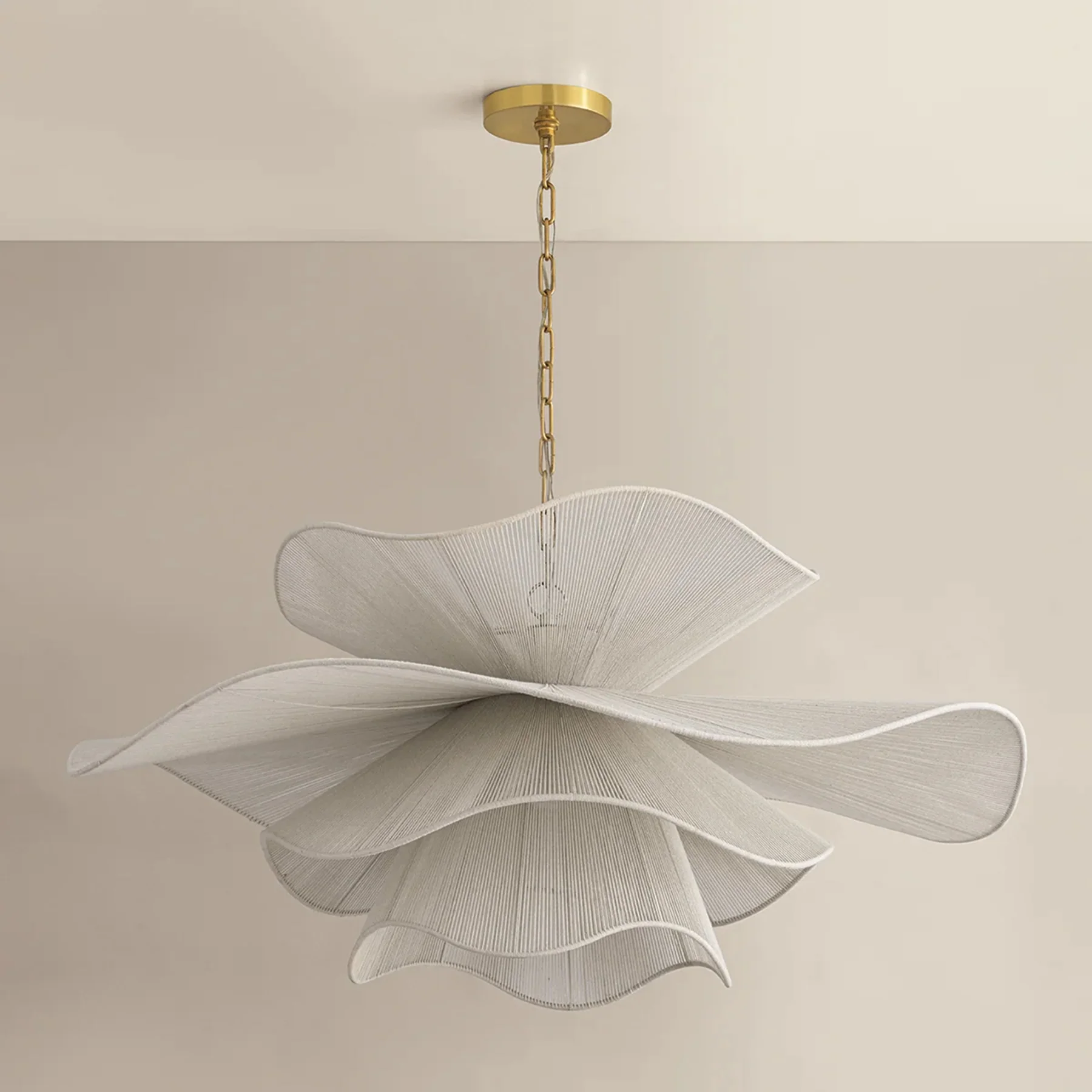 Amanda Chandelier, Aged Brass - Image 2