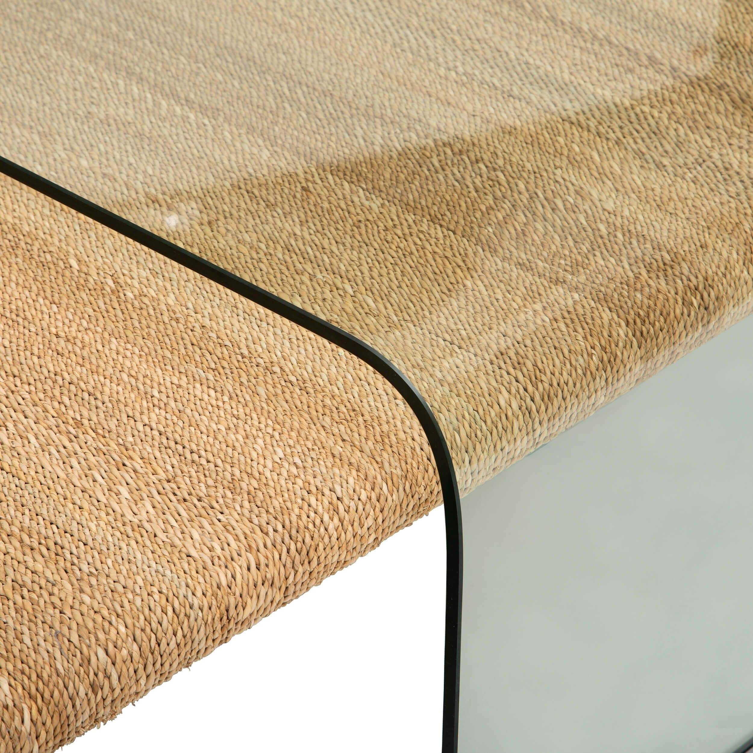 Amani Rope And Glass Coffee Table - Image 4