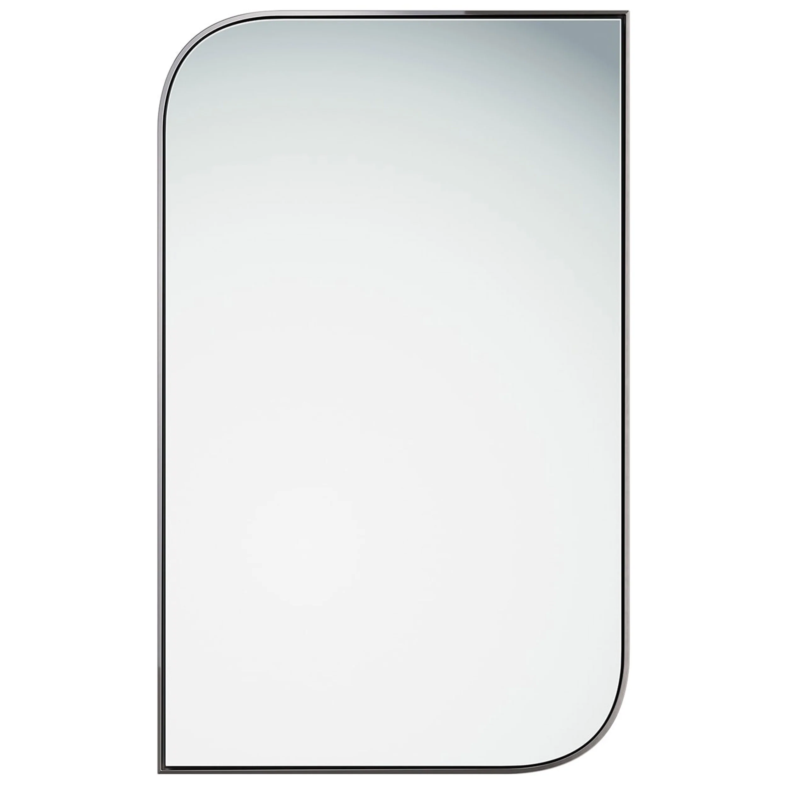 Amara Mirror, Polished Nickel