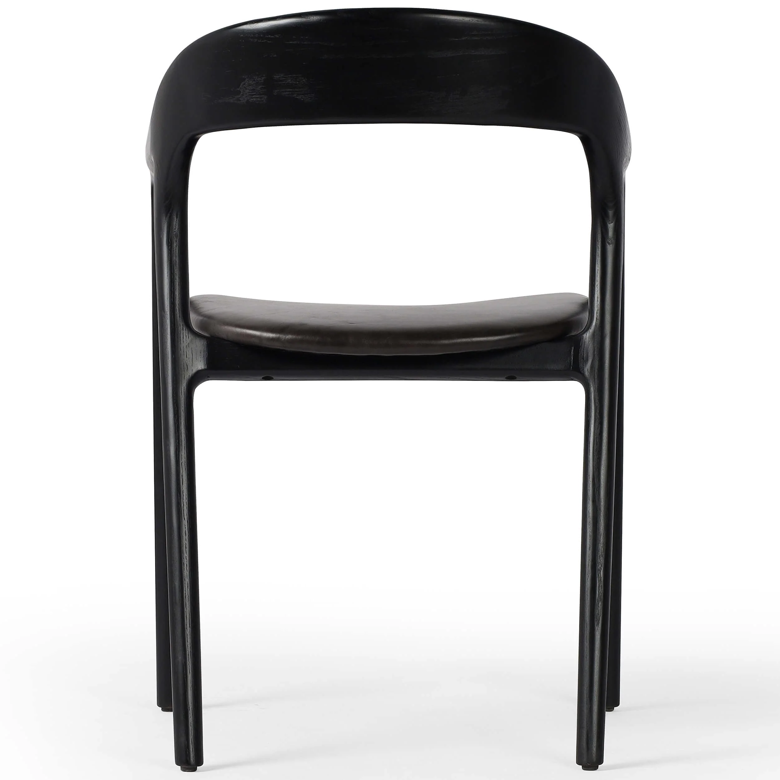 Amare Leather Arm Chair, Sonoma Black - Image 4