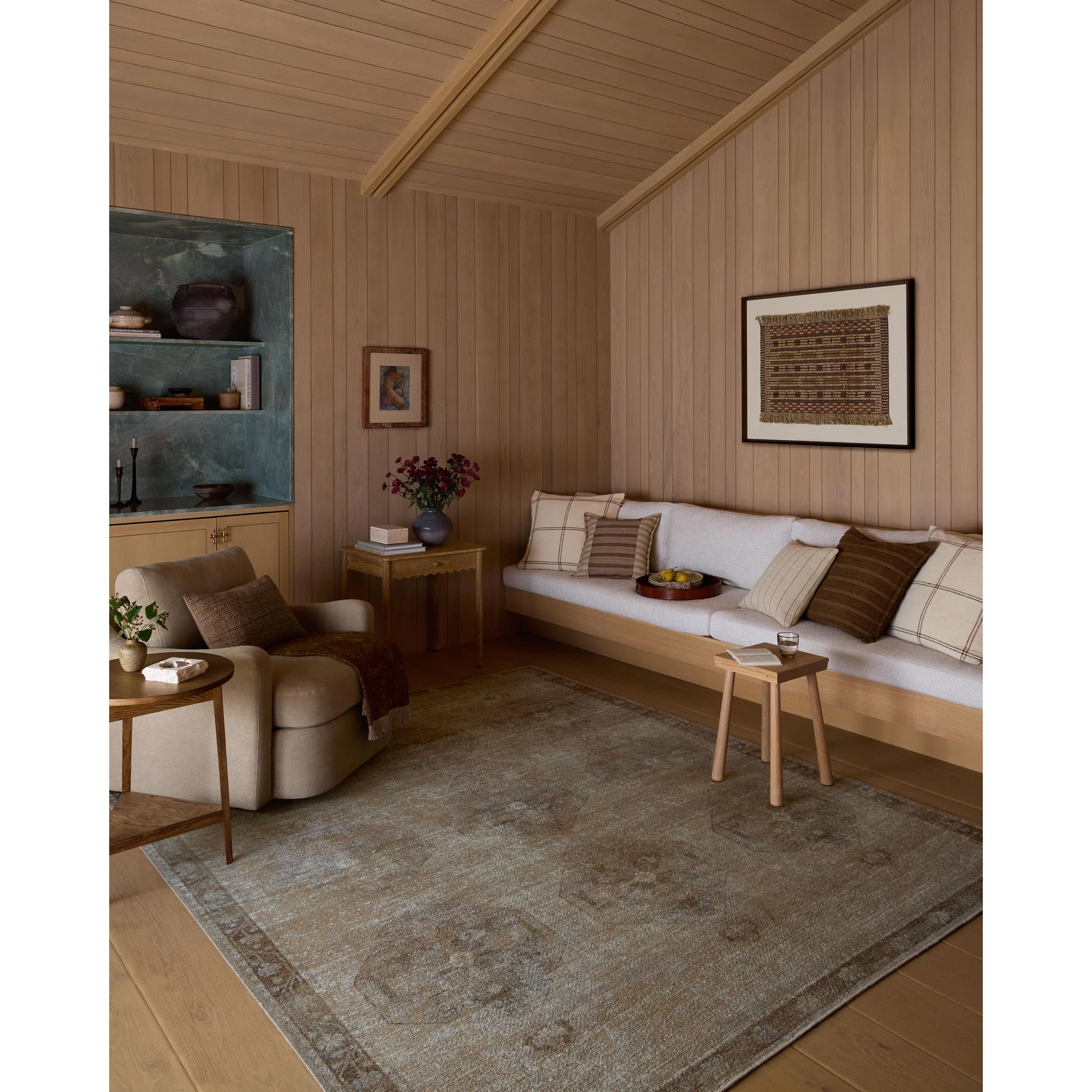 Amber Lewis × Loloi Rug Cambria CBR-02, Mist/Natural - Image 6