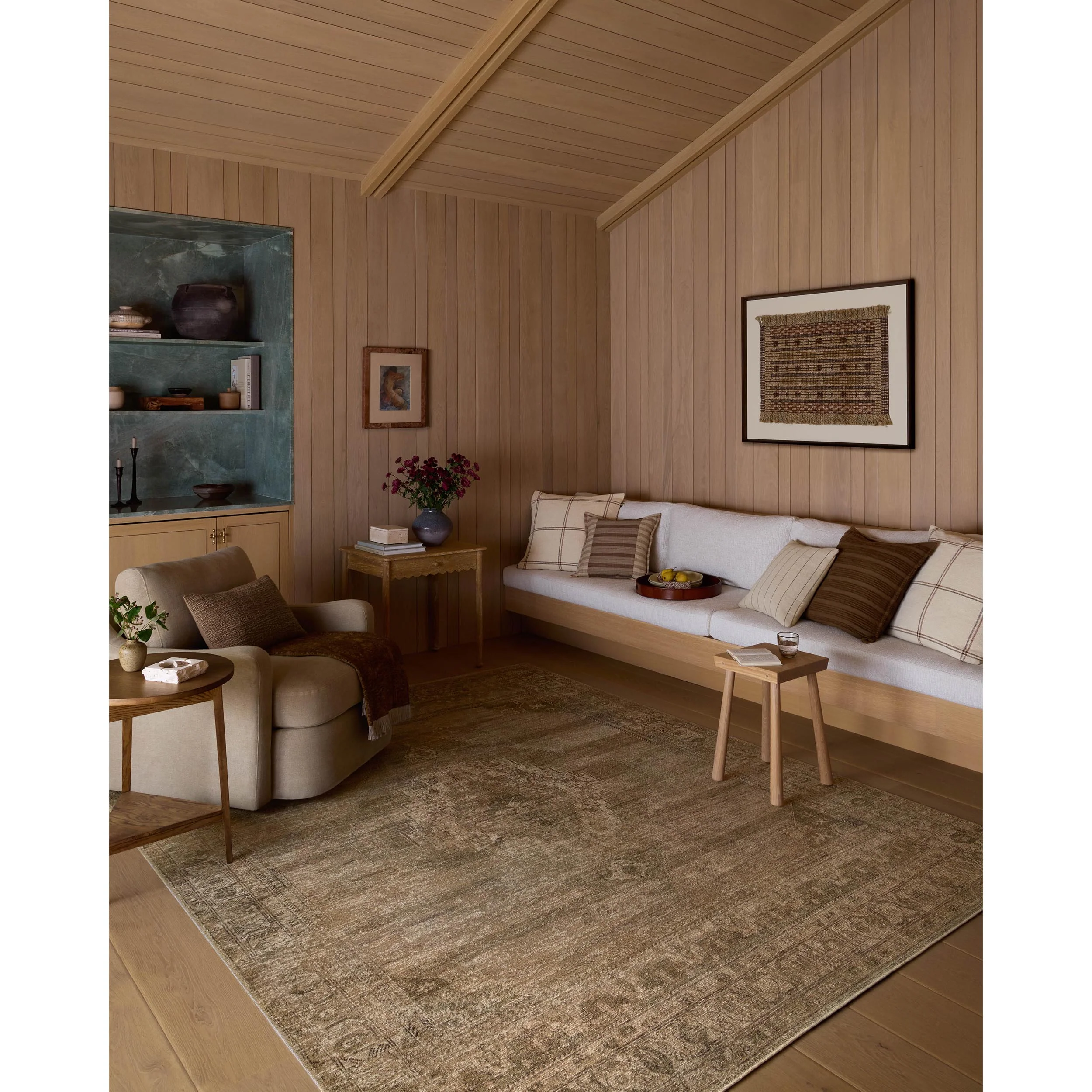 Amber Lewis × Loloi Rug Cambria CBR-03, Taupe/Antique Bronze - Image 6