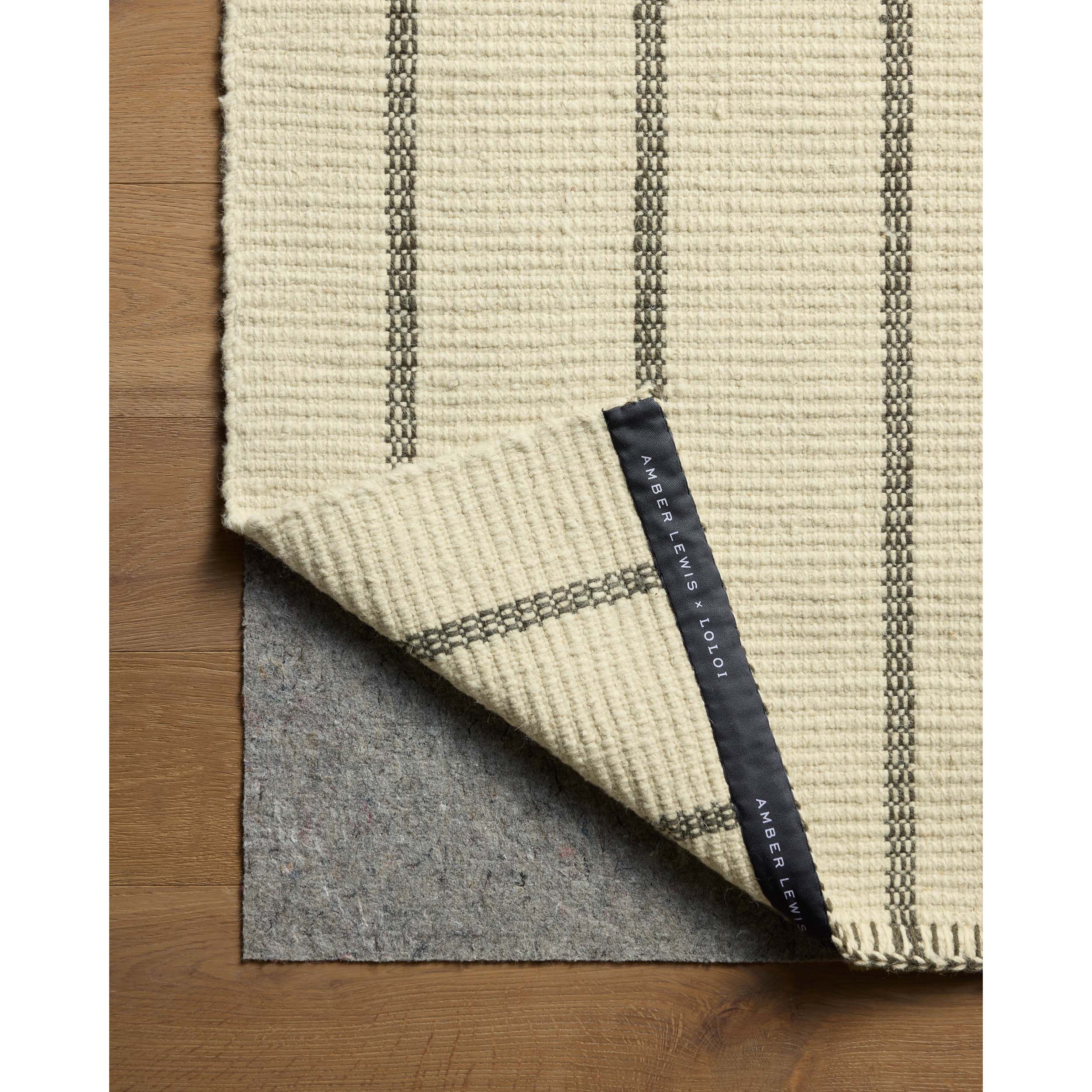 Amber Lewis × Loloi Rug Harlan HLN-01, Ivory/Charcoal - Image 5