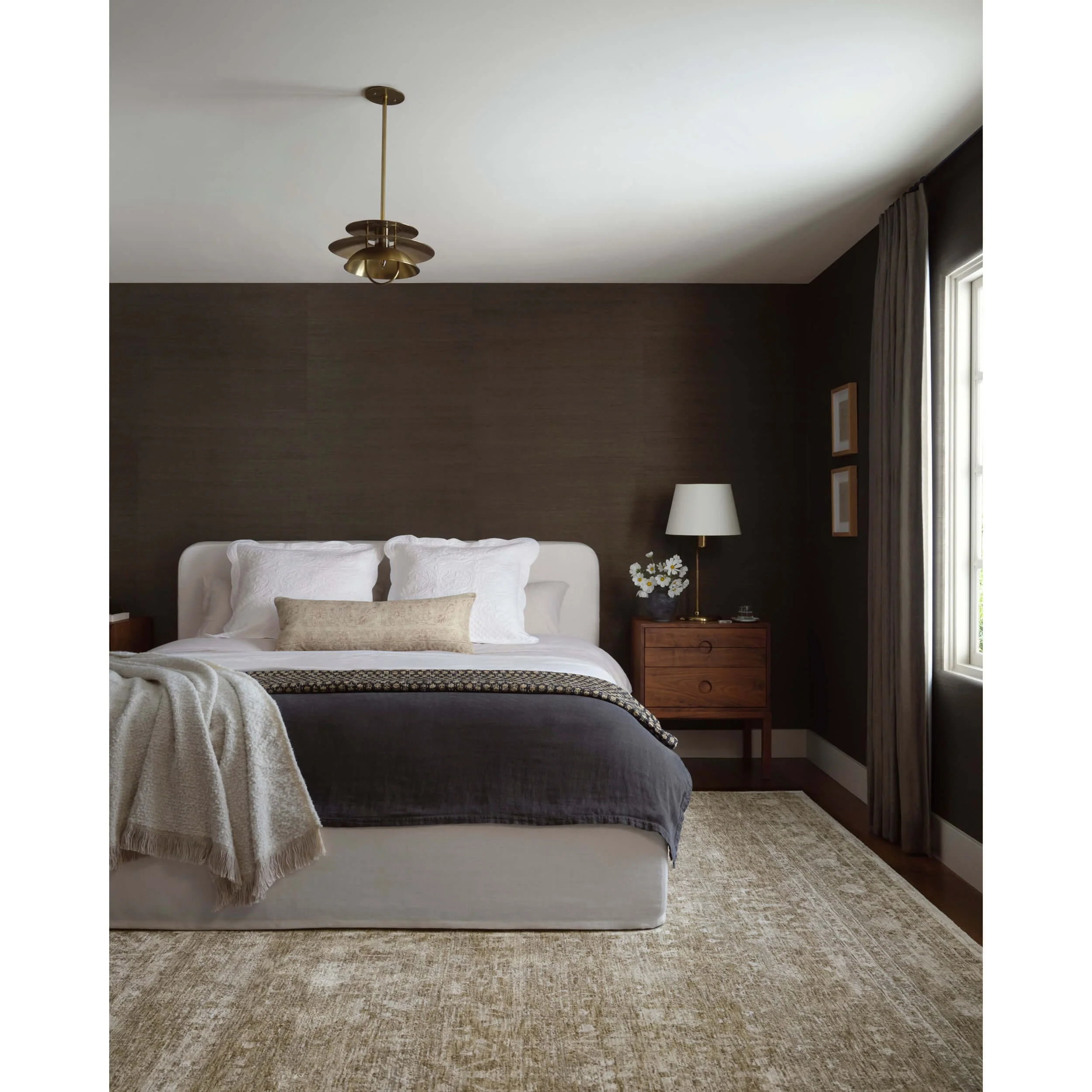 Amber Lewis × Loloi Rug Honora HON-01, Khaki/Beige - Image 8