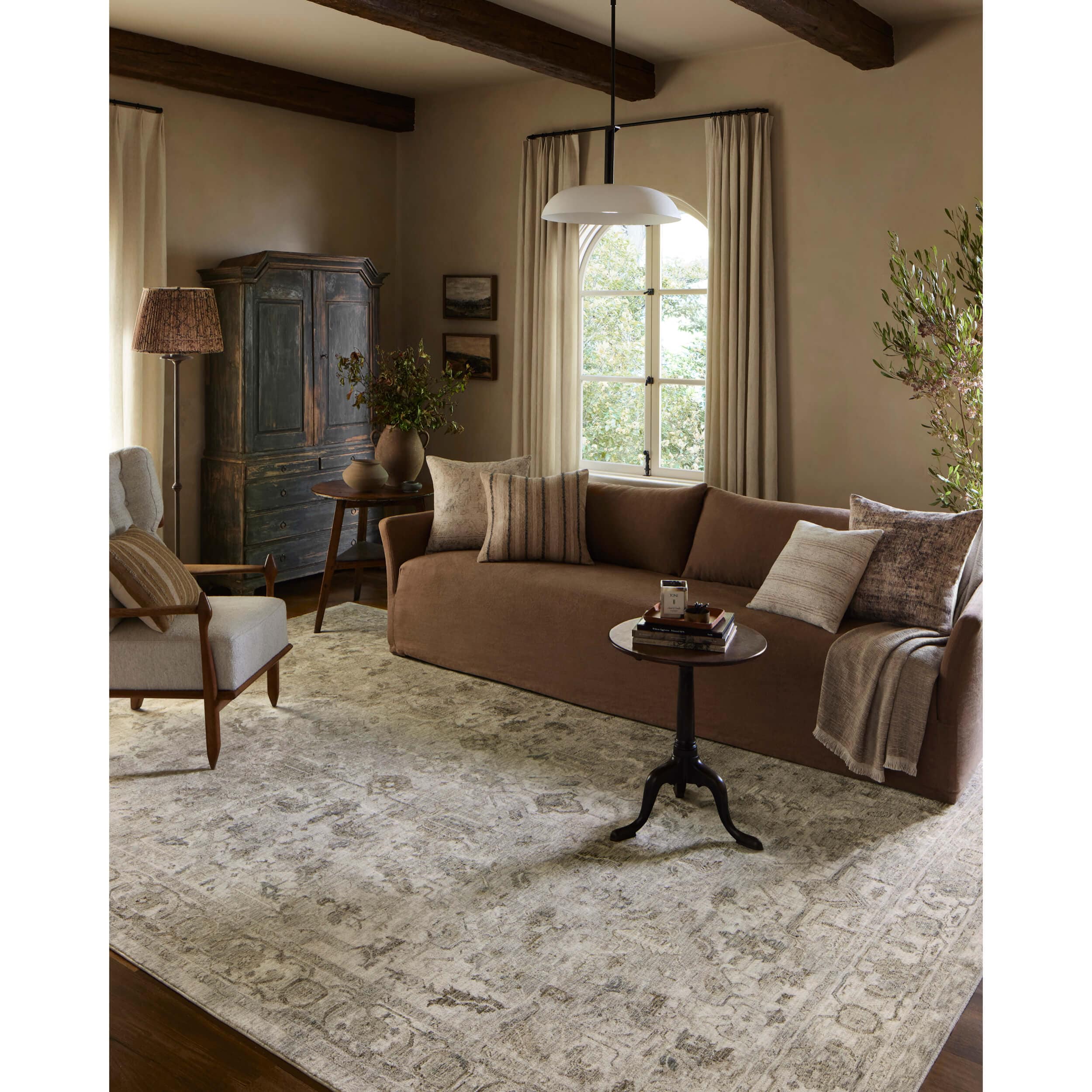 Amber Lewis × Loloi Rug Honora HON-06, Grey/Taupe - Image 7