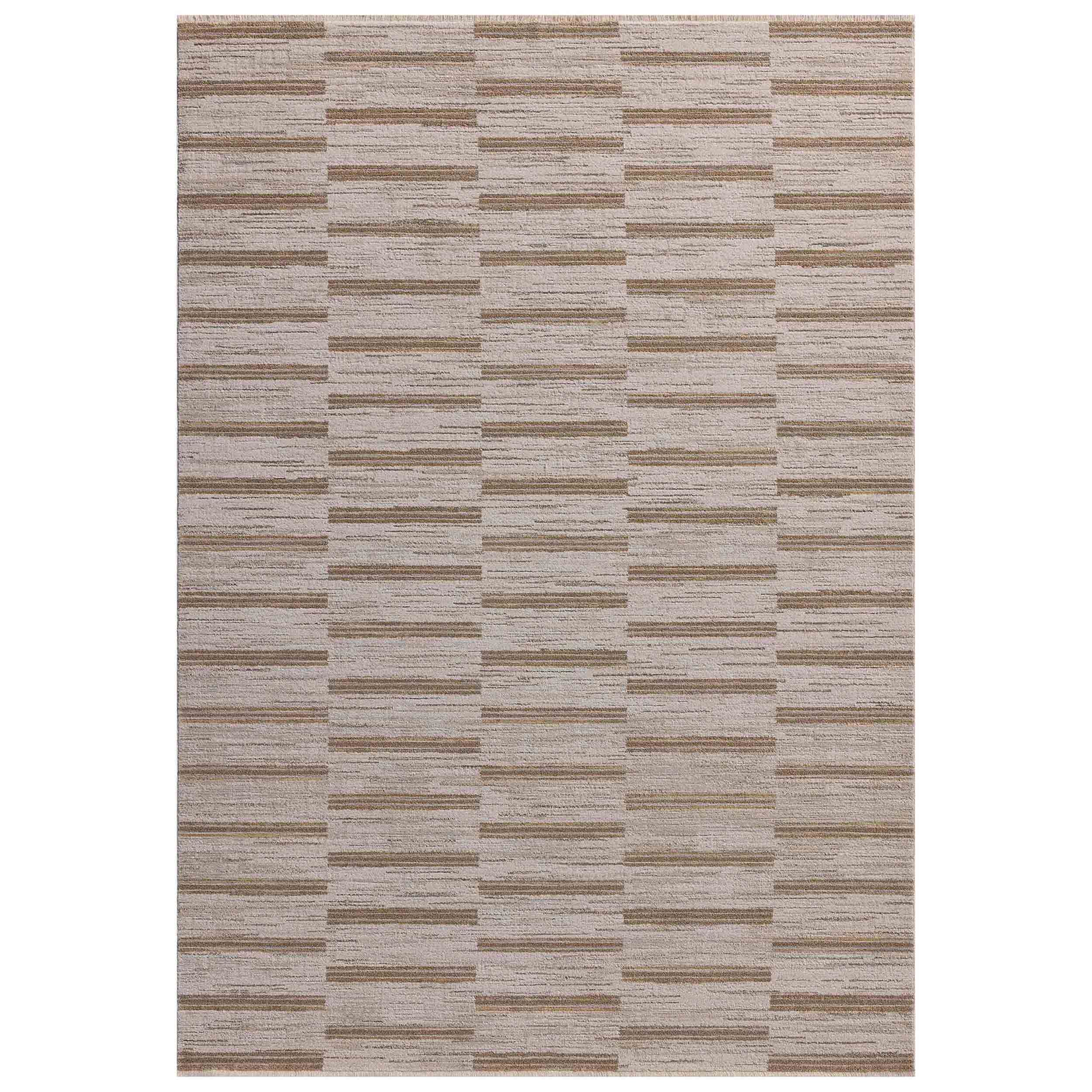 Amber Lewis x Loloi Rug Cali CIL-04, Ivory/Tobacco