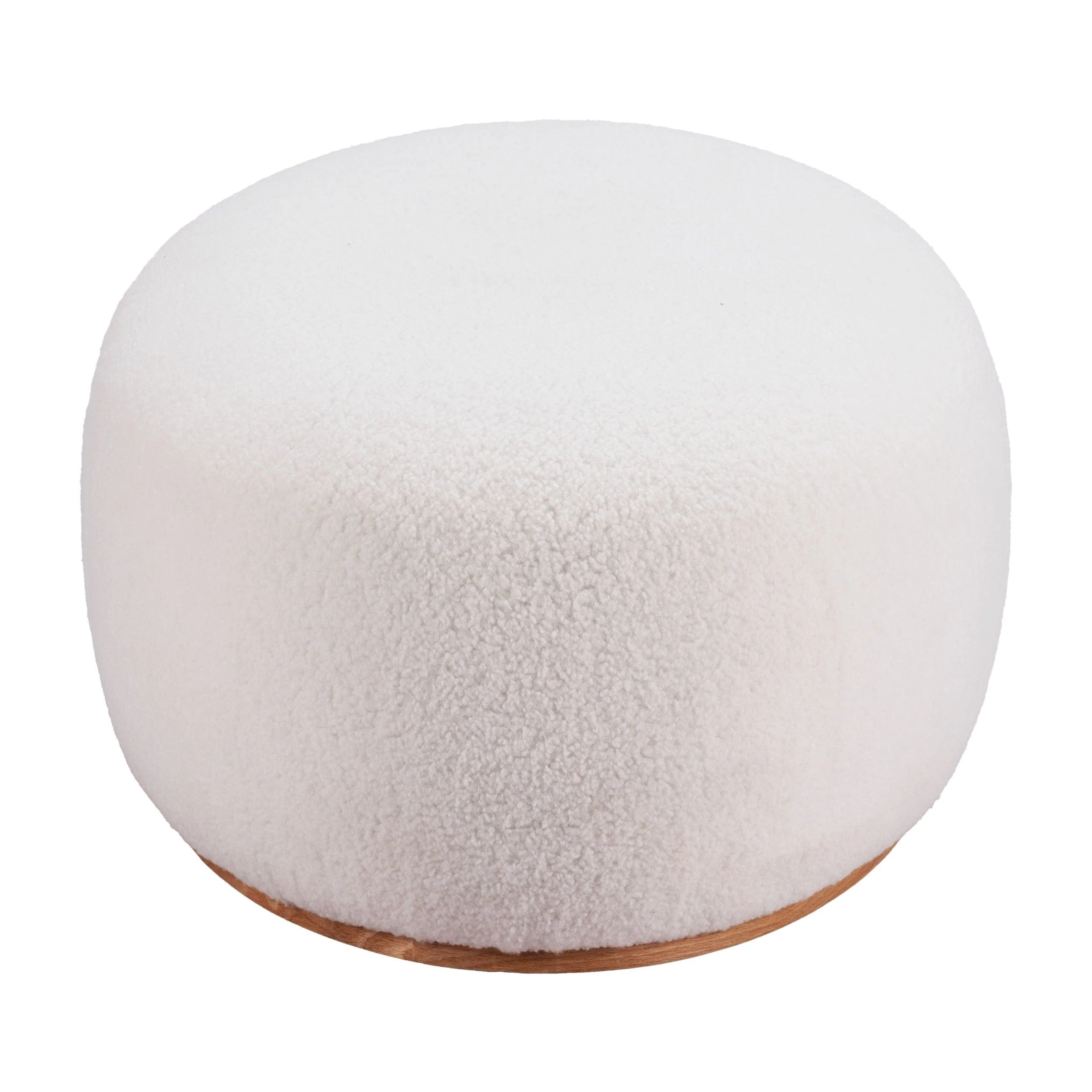 Amber Ottoman, Cream - Image 3