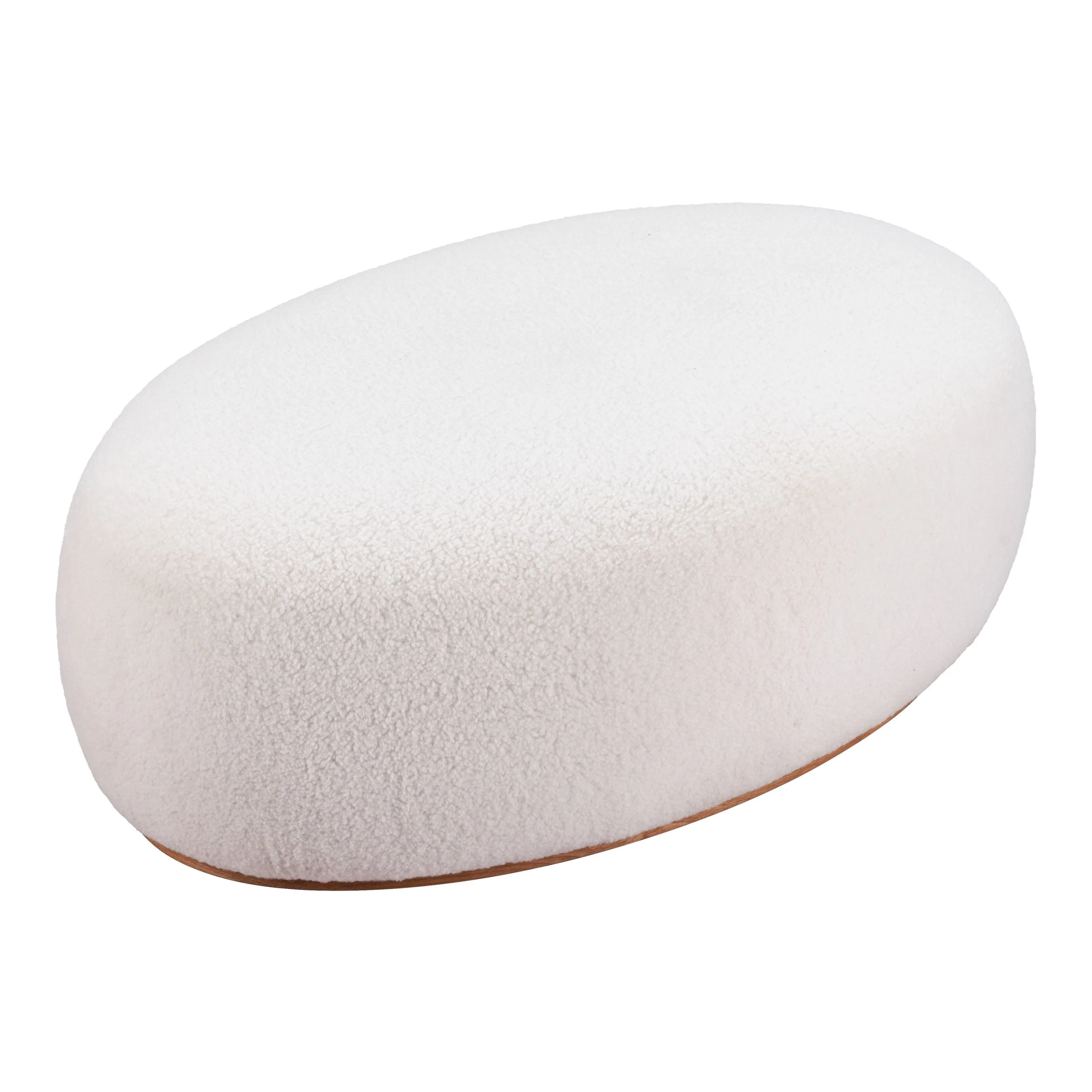 Amber Ottoman, Cream - Image 4