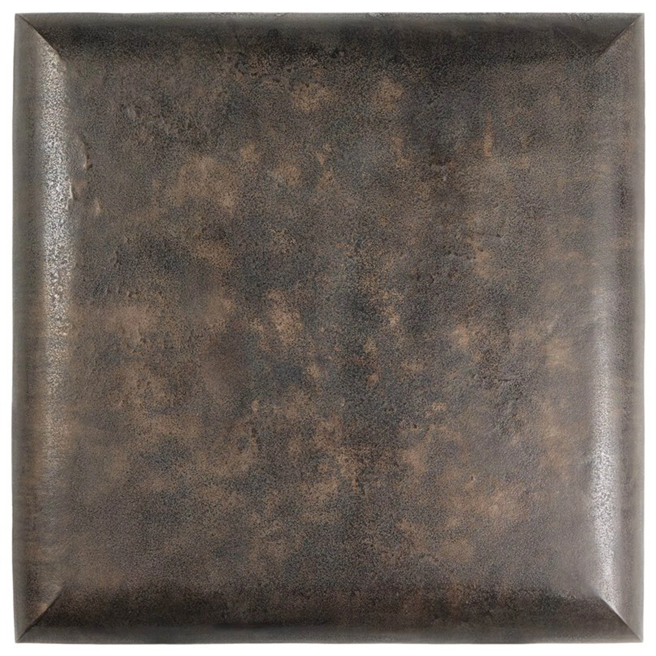 Ambra 48" Outdoor Coffee Table, Distressed Bronze by Four Hands - Image 3