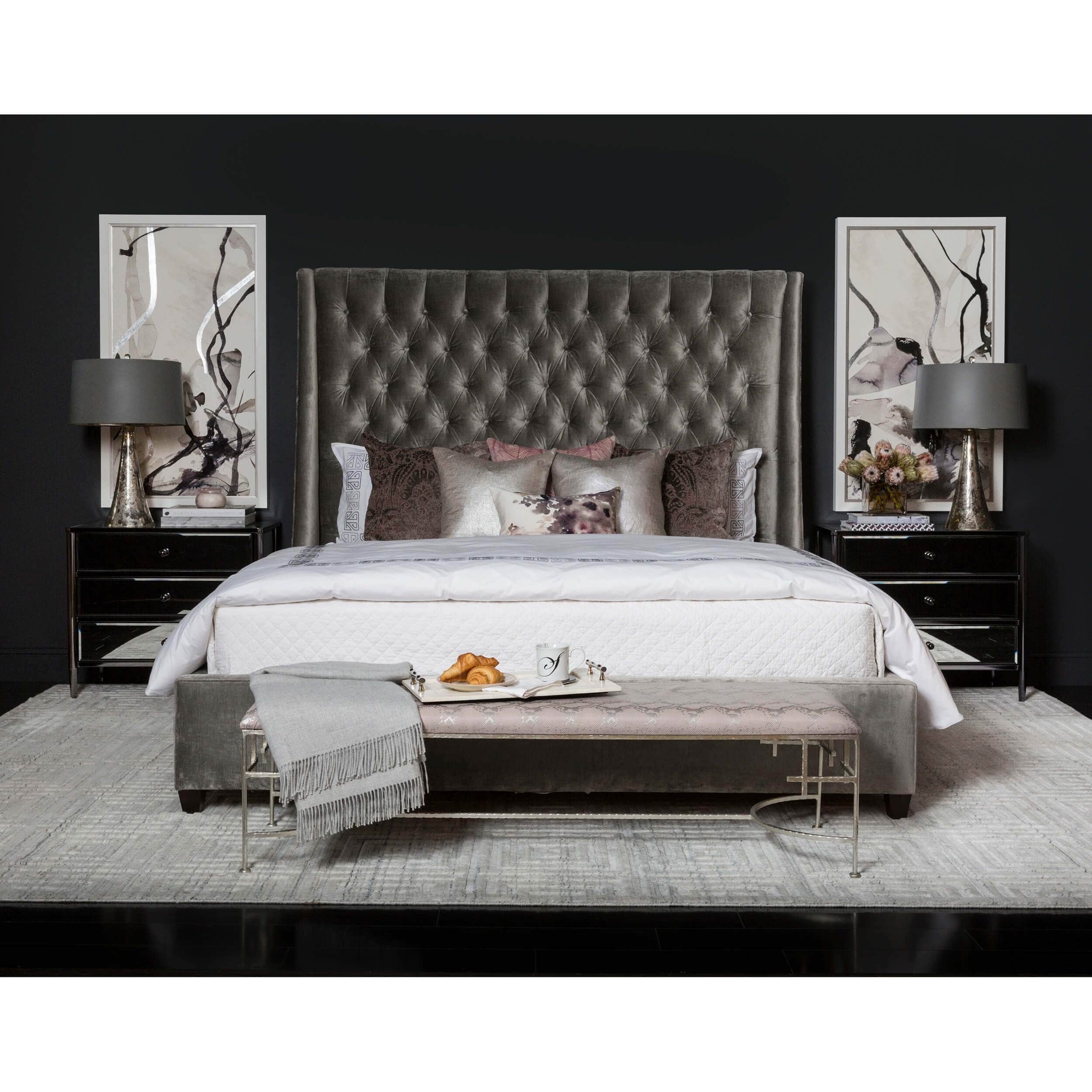 Amelia Tall Bed, Brussels Charcoal - Image 5