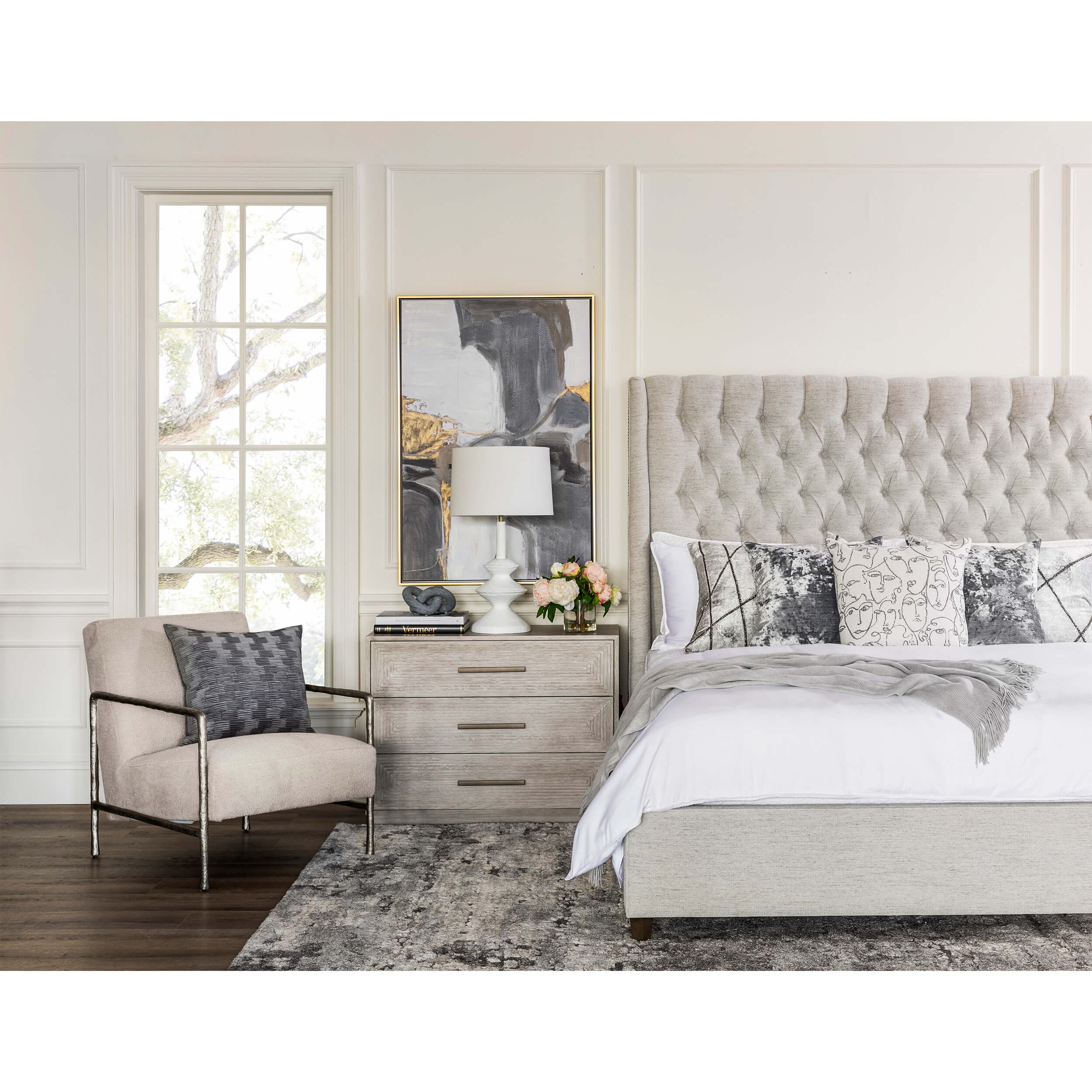 Amelia Tall Bed, Curious Dove - Image 5