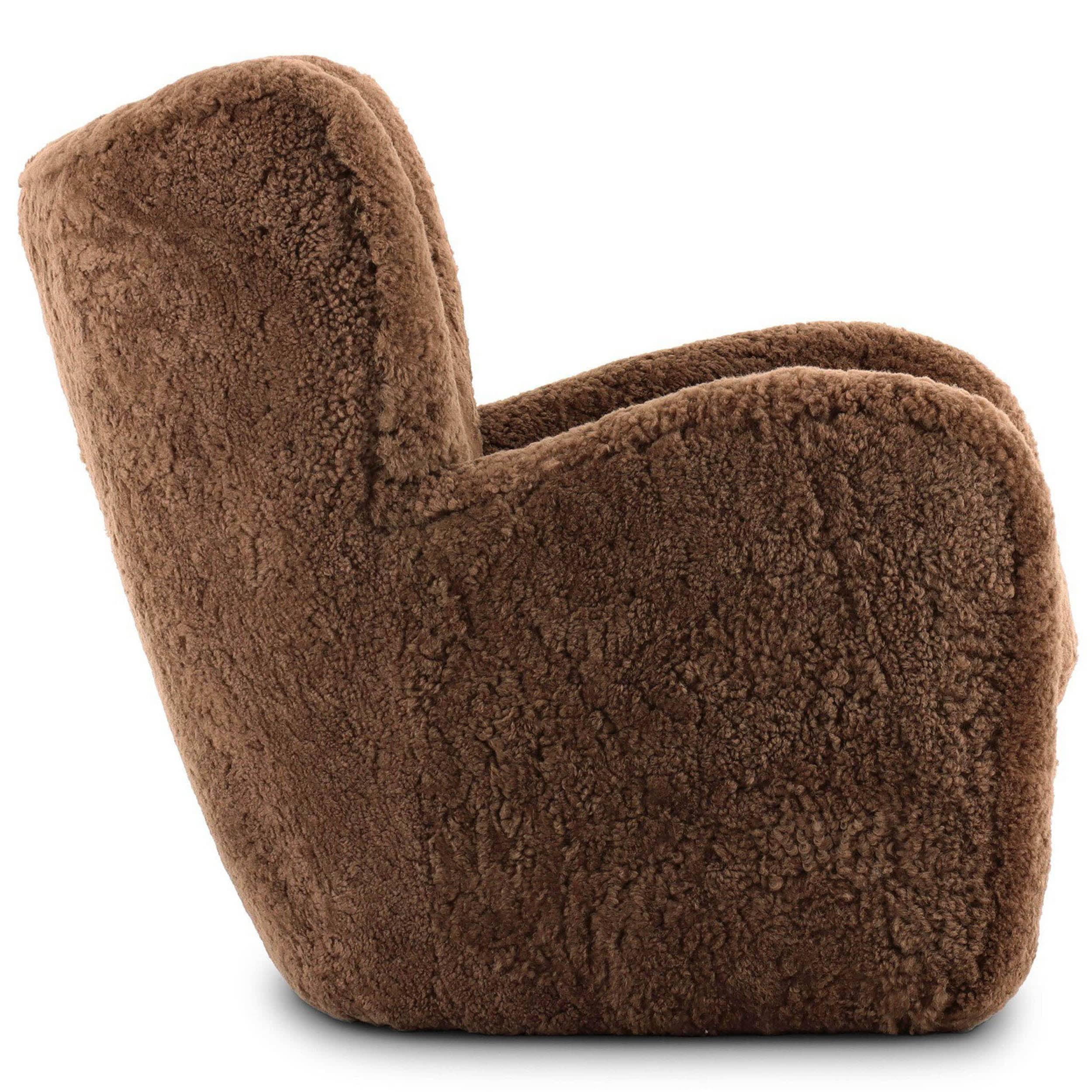Amelie Chair, Amber Shearling by Four Hands - Image 3