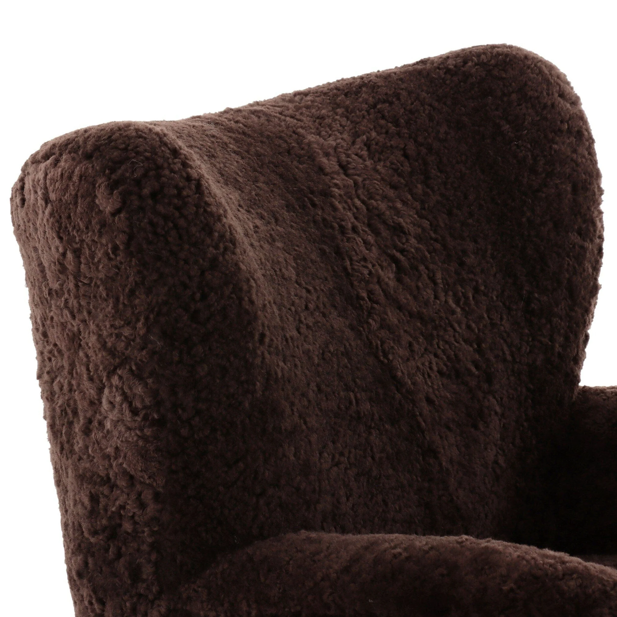 Amelie Chair, Cocoa Shearling by Four Hands - Image 5