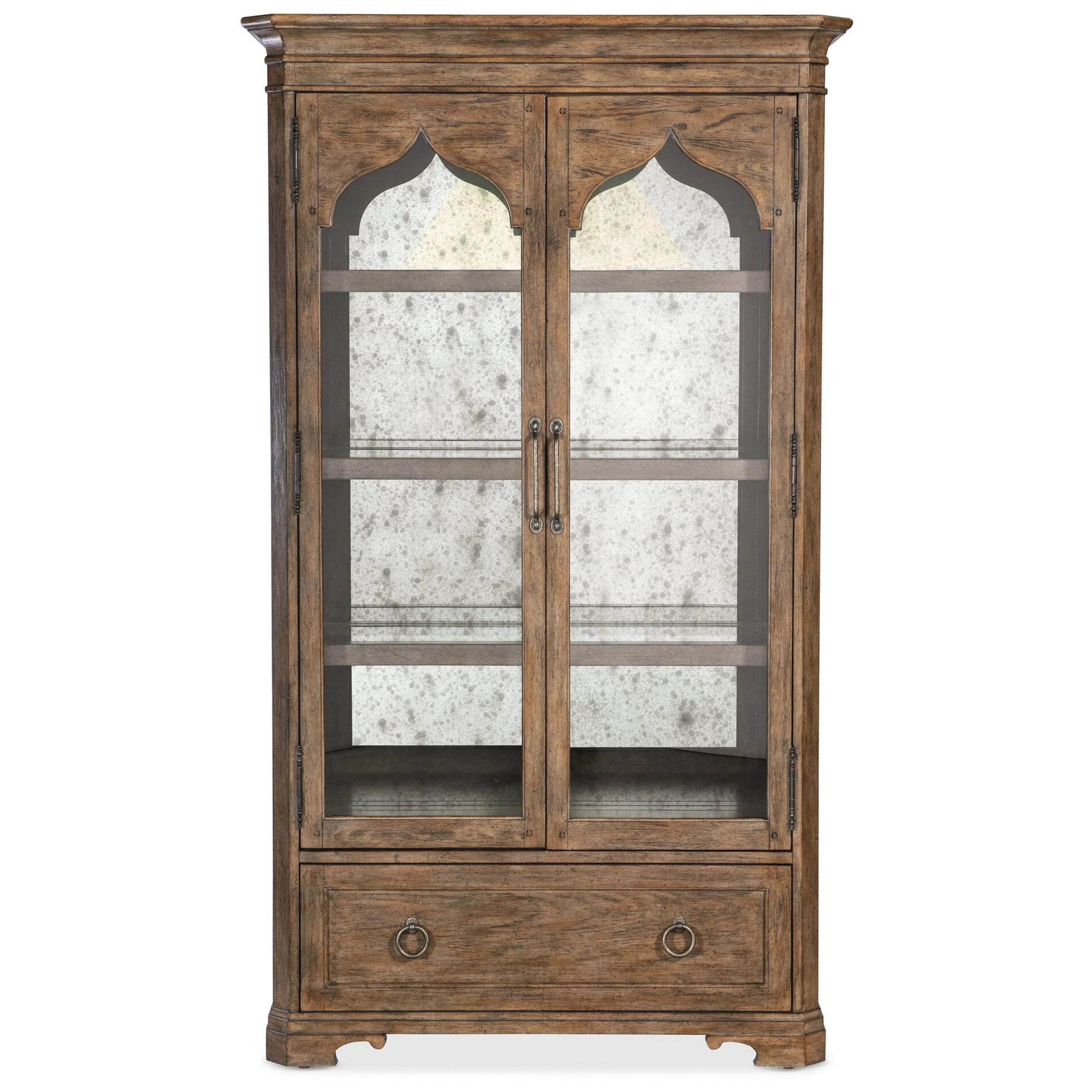 Americana Display Cabinet, Honey - Image 2