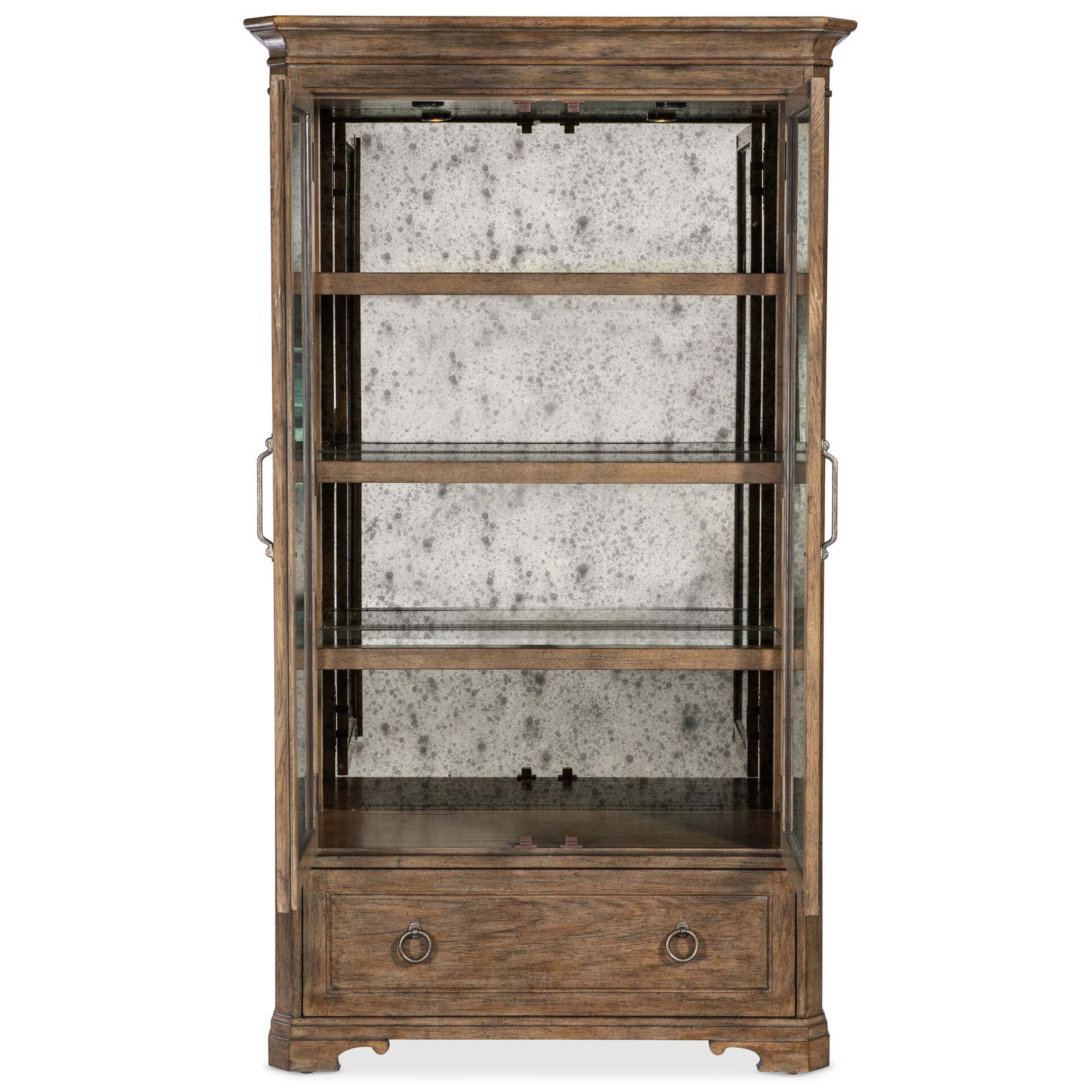 Americana Display Cabinet, Honey - Image 4