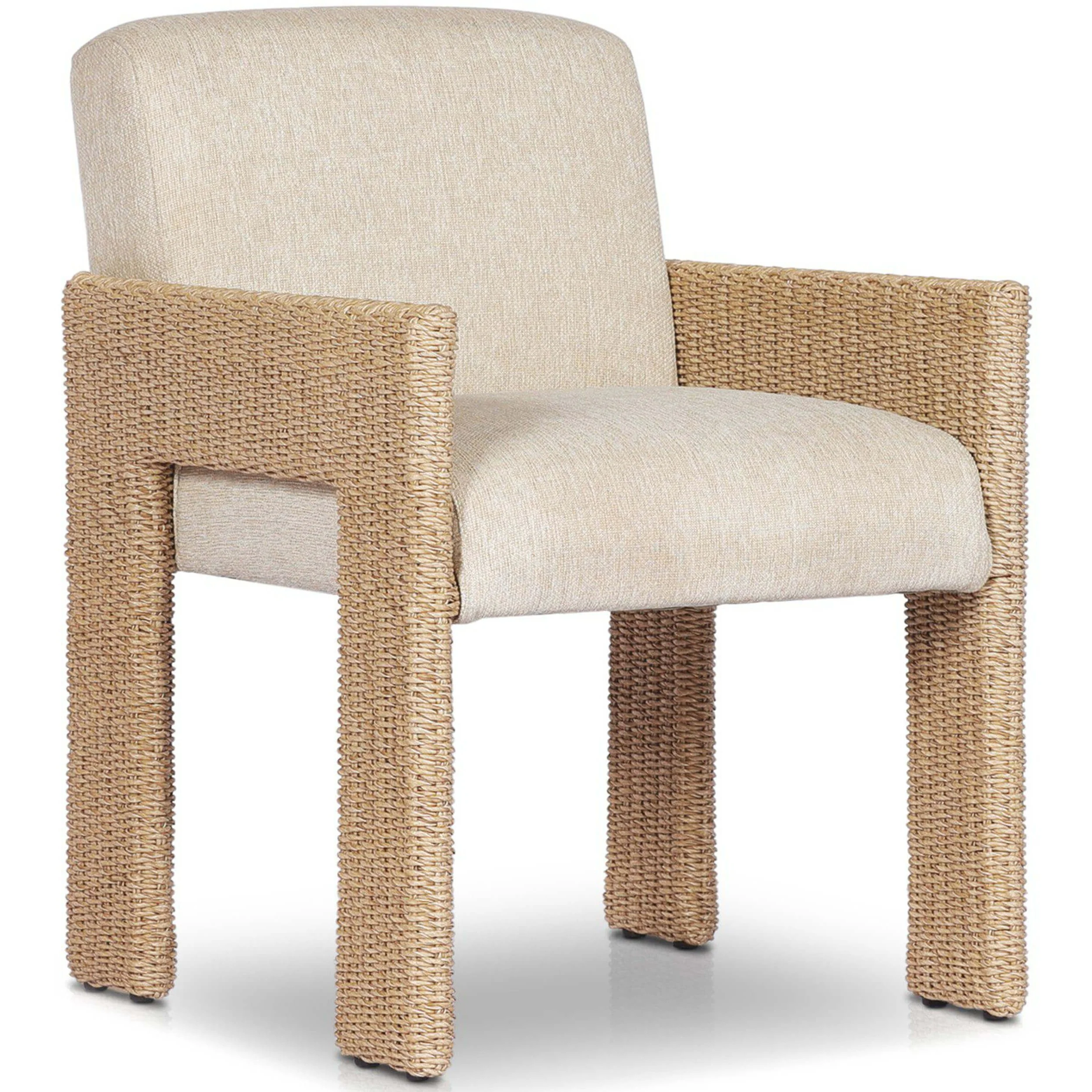 Amur Outdoor Dining Chair, Ellor Beige by Four Hands
