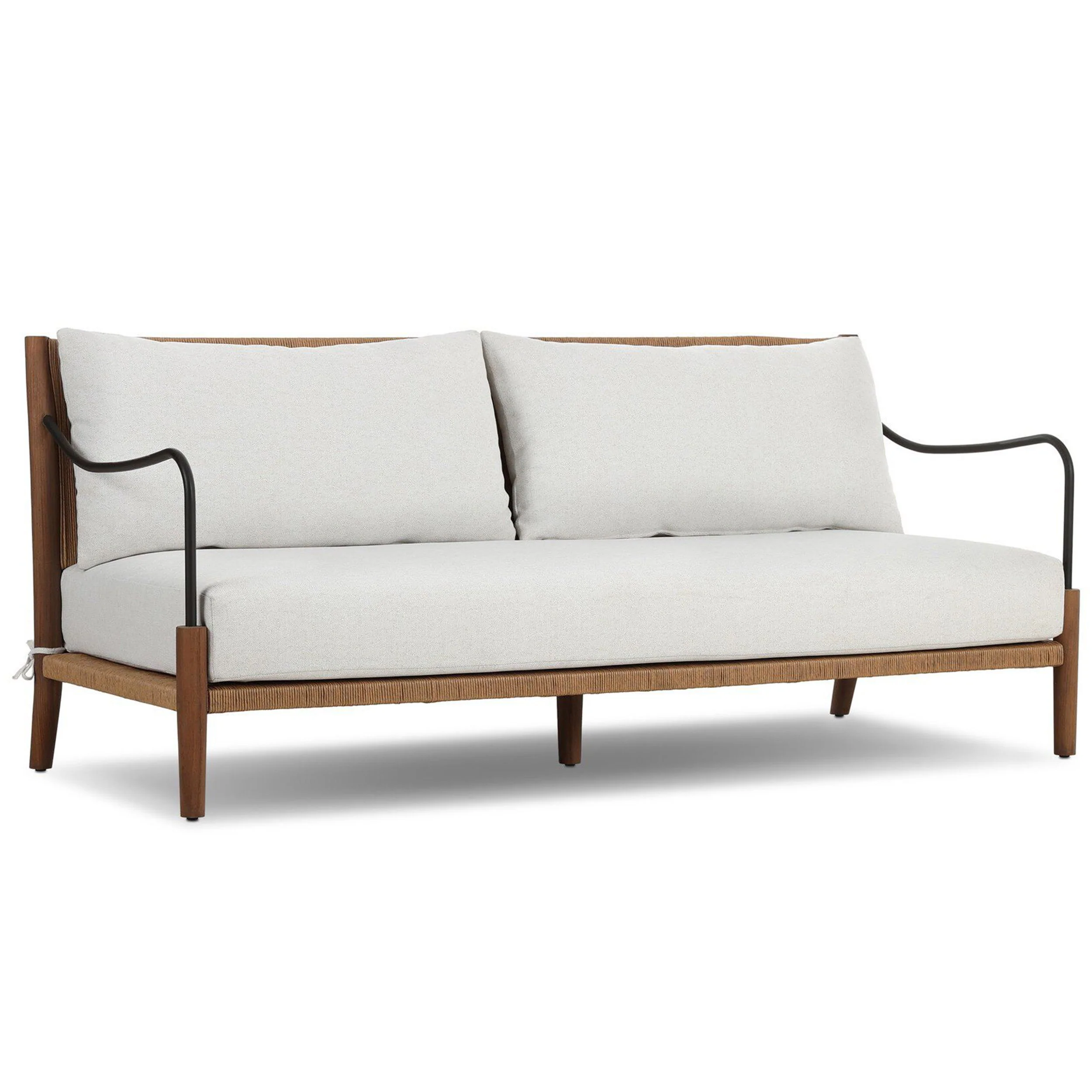 Andover 76" Outdoor Sofa, Alessi Linen by Amber Lewis x Four Hands - Image 2