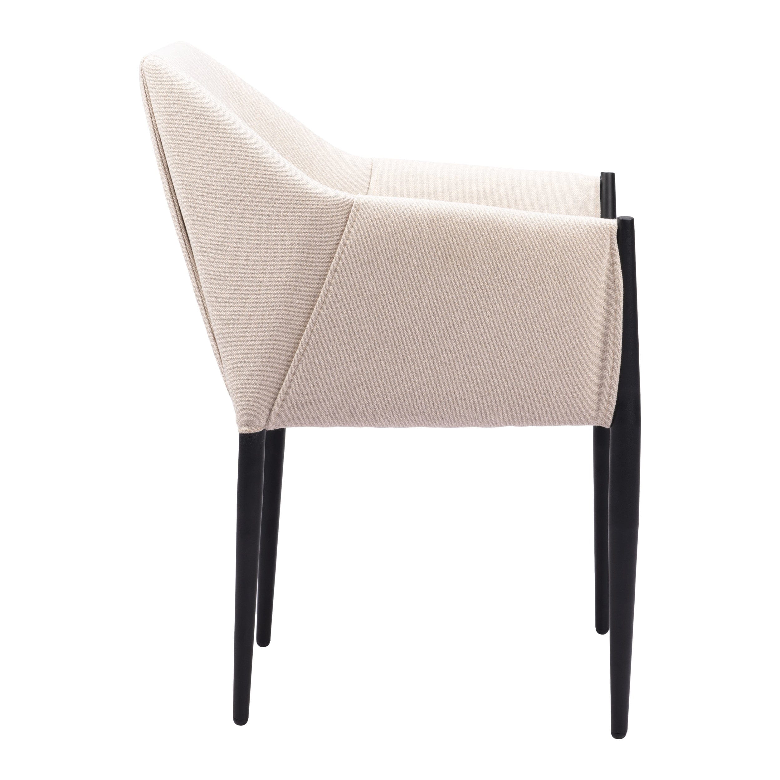 Andover Dining Chair, Beige, Set of 2 - Image 6