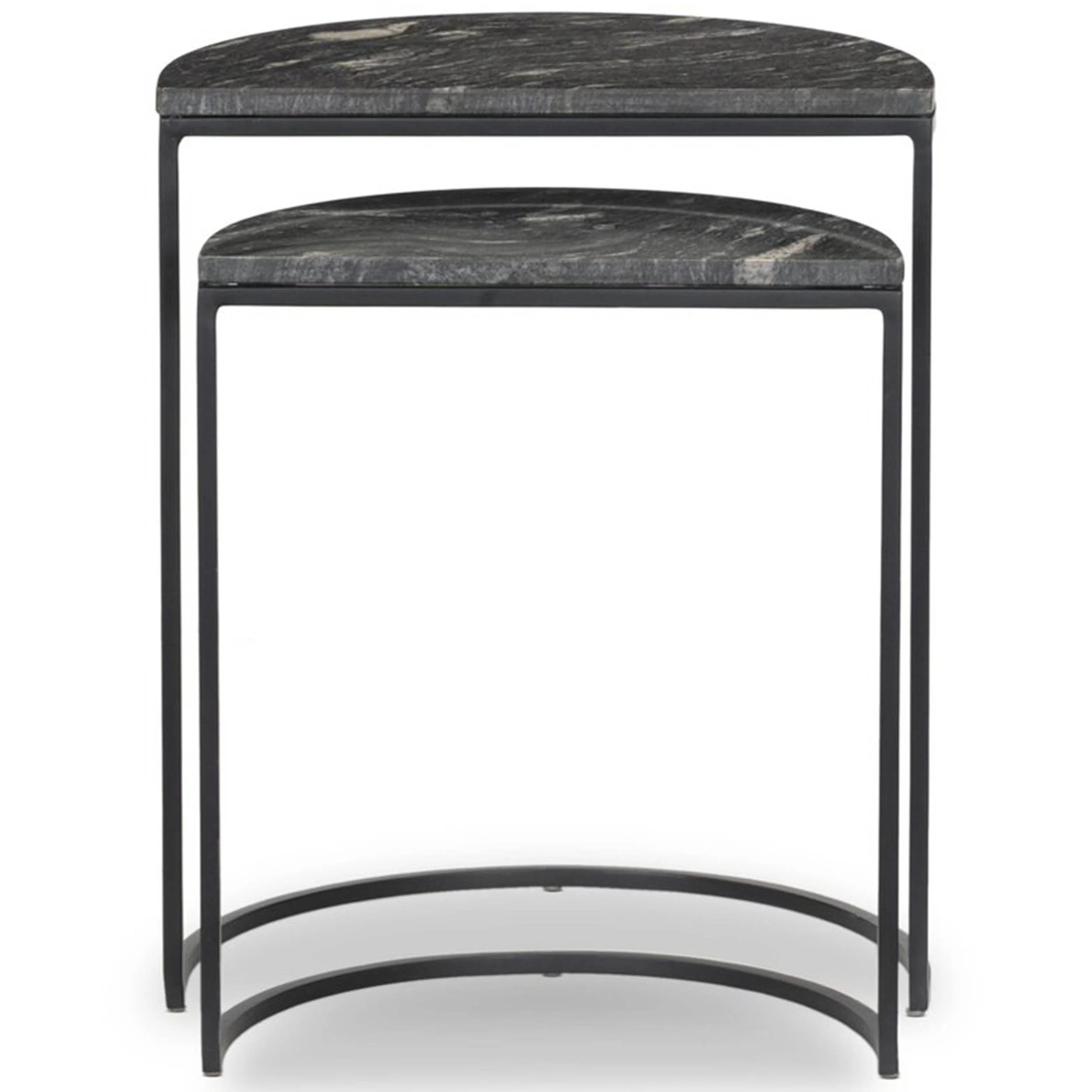 Ane Nesting Table, Black by Four hands - Image 2