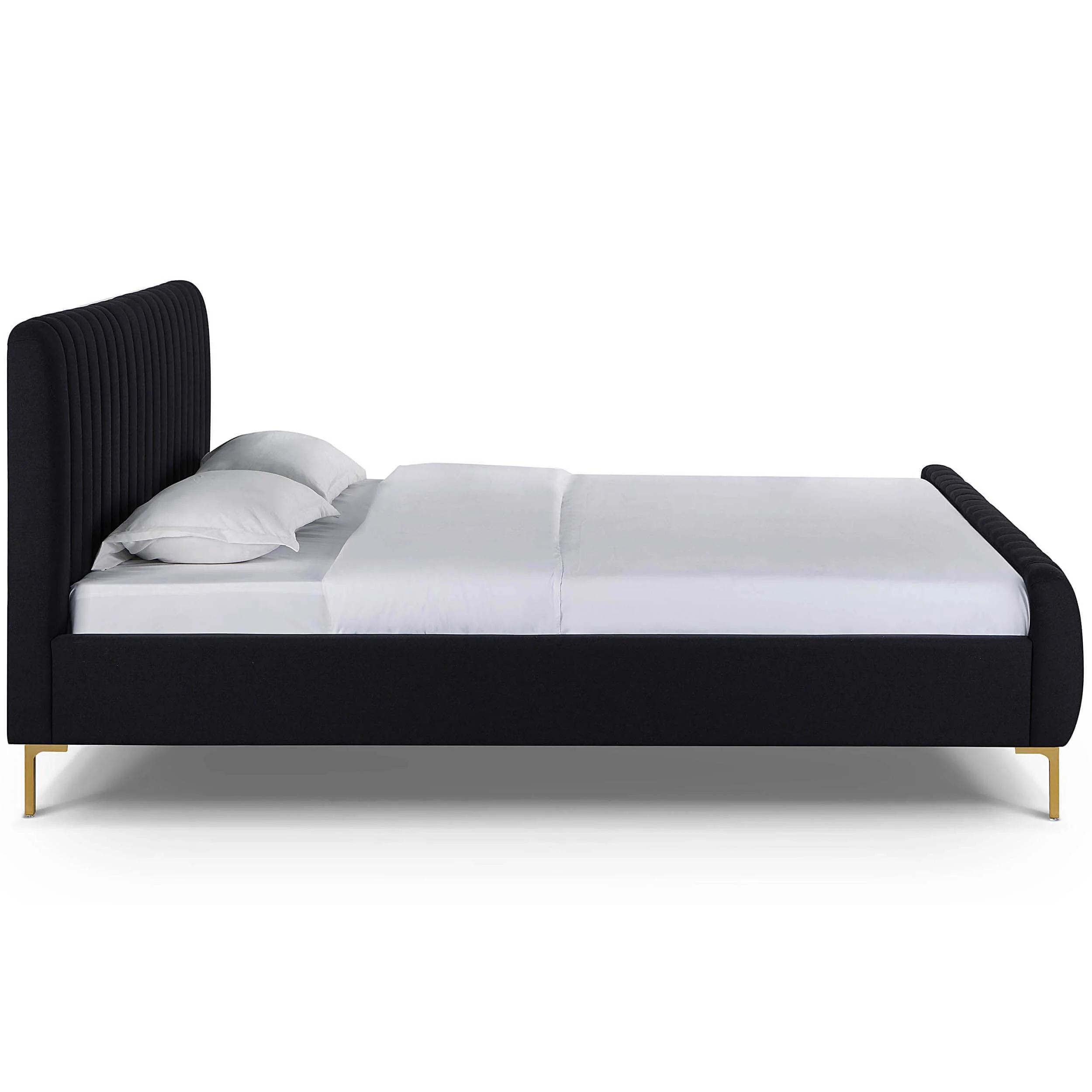 Angela Bed, Black - Image 3
