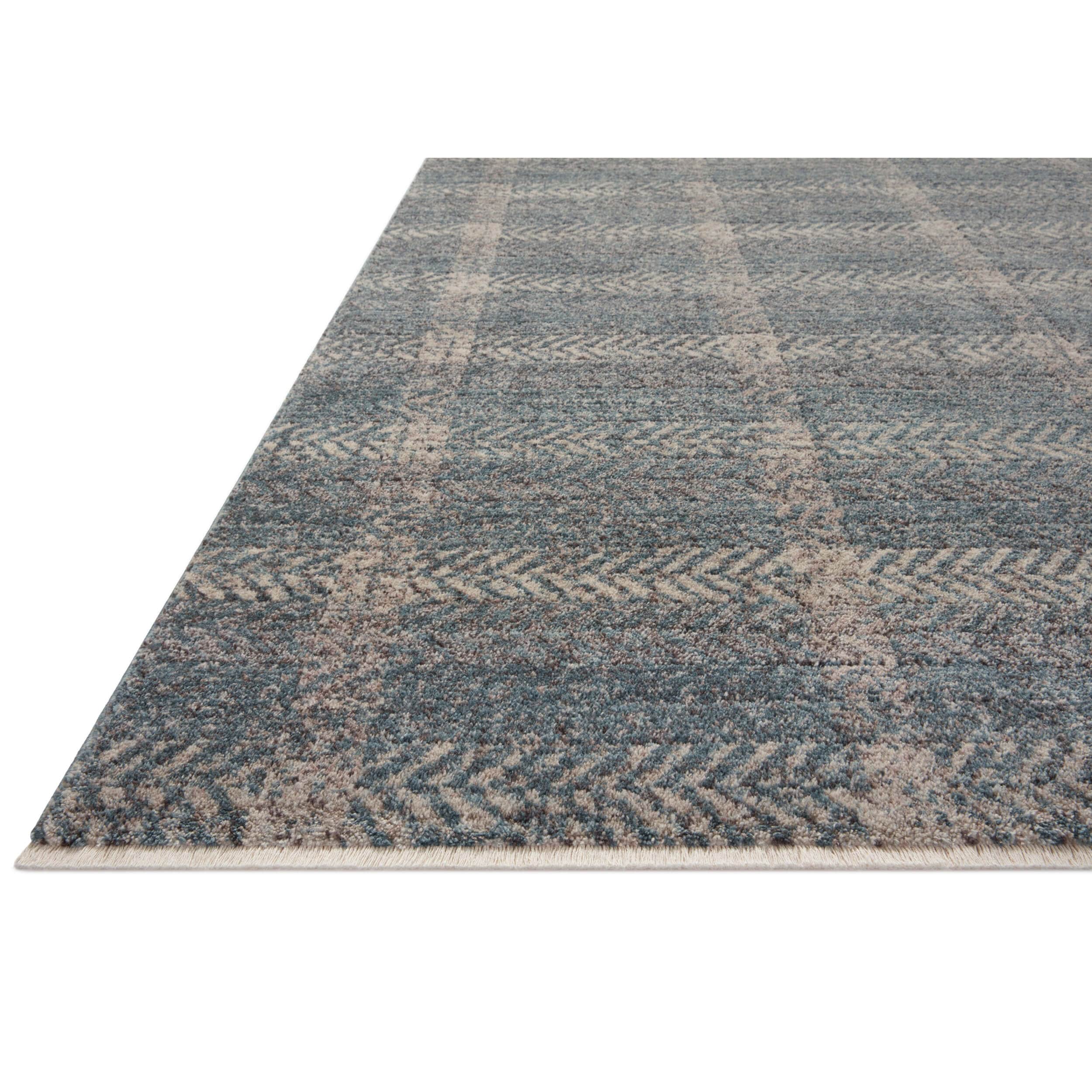 Angela Rose × Loloi Rug Ember EMB-03, Blue/Beige - Image 2