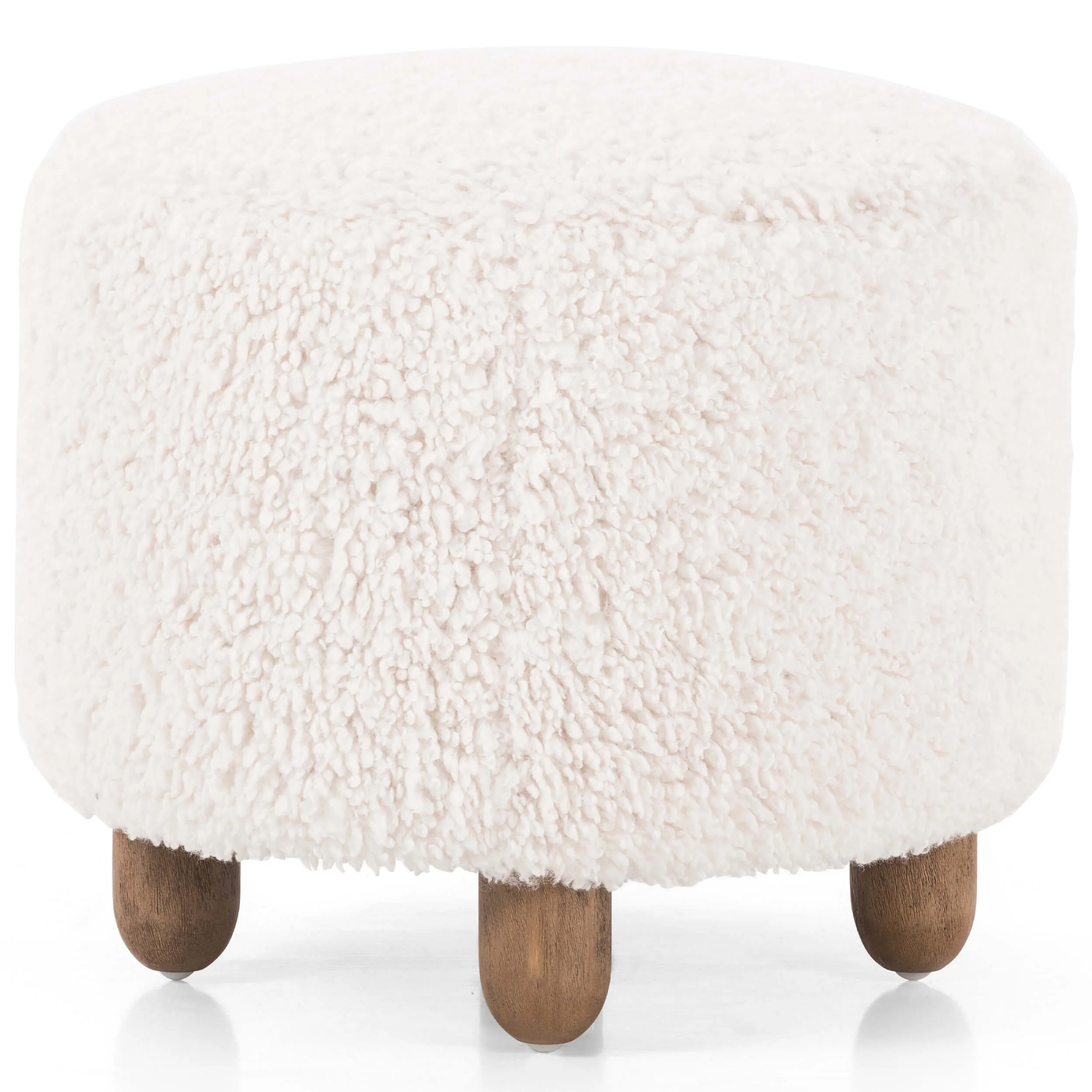 Aniston 22" Ottoman, Andes Natural by Four Hands - Image 3