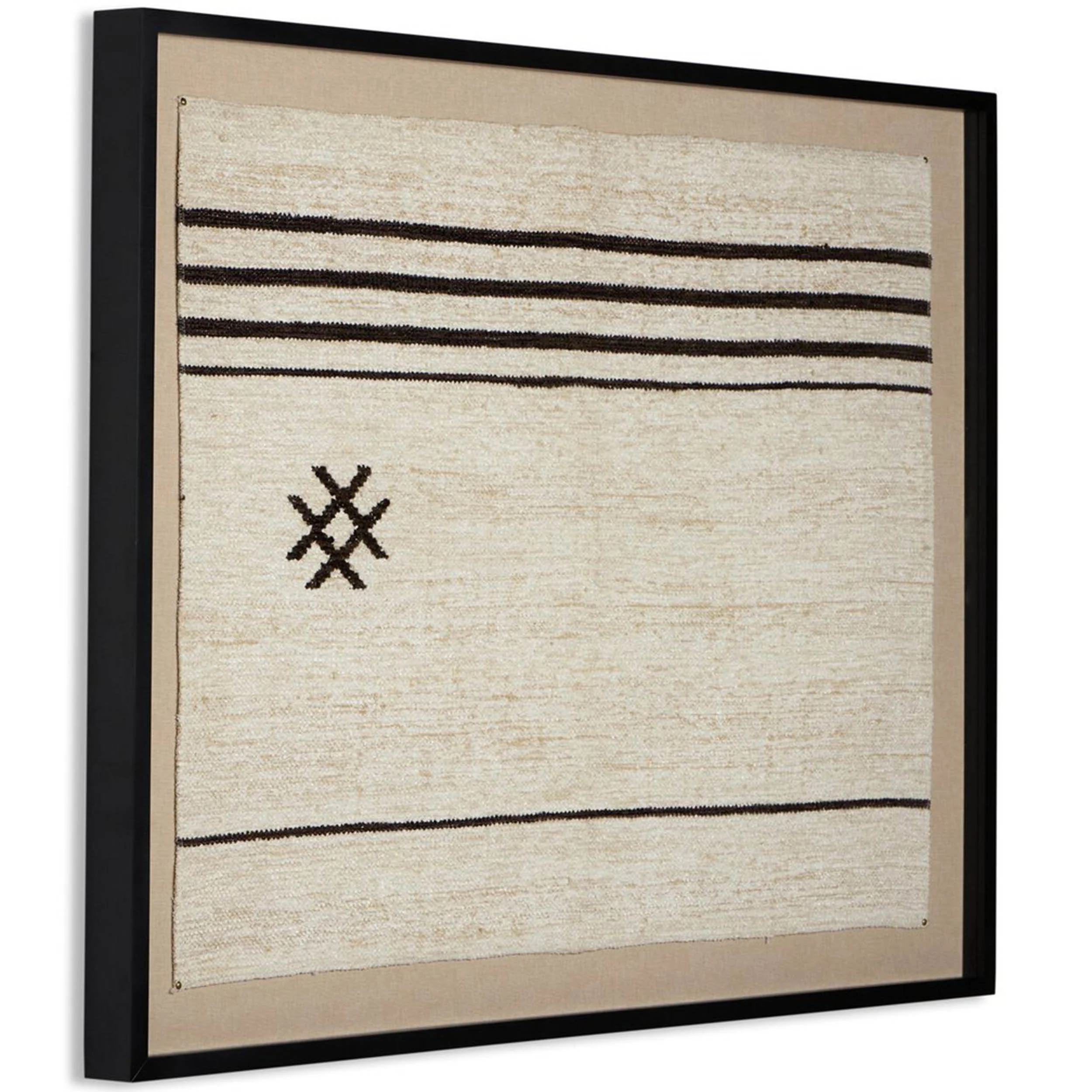 Ankara Textile II Framed by FH Art Studio, Black Maple by Four Hands - Image 2