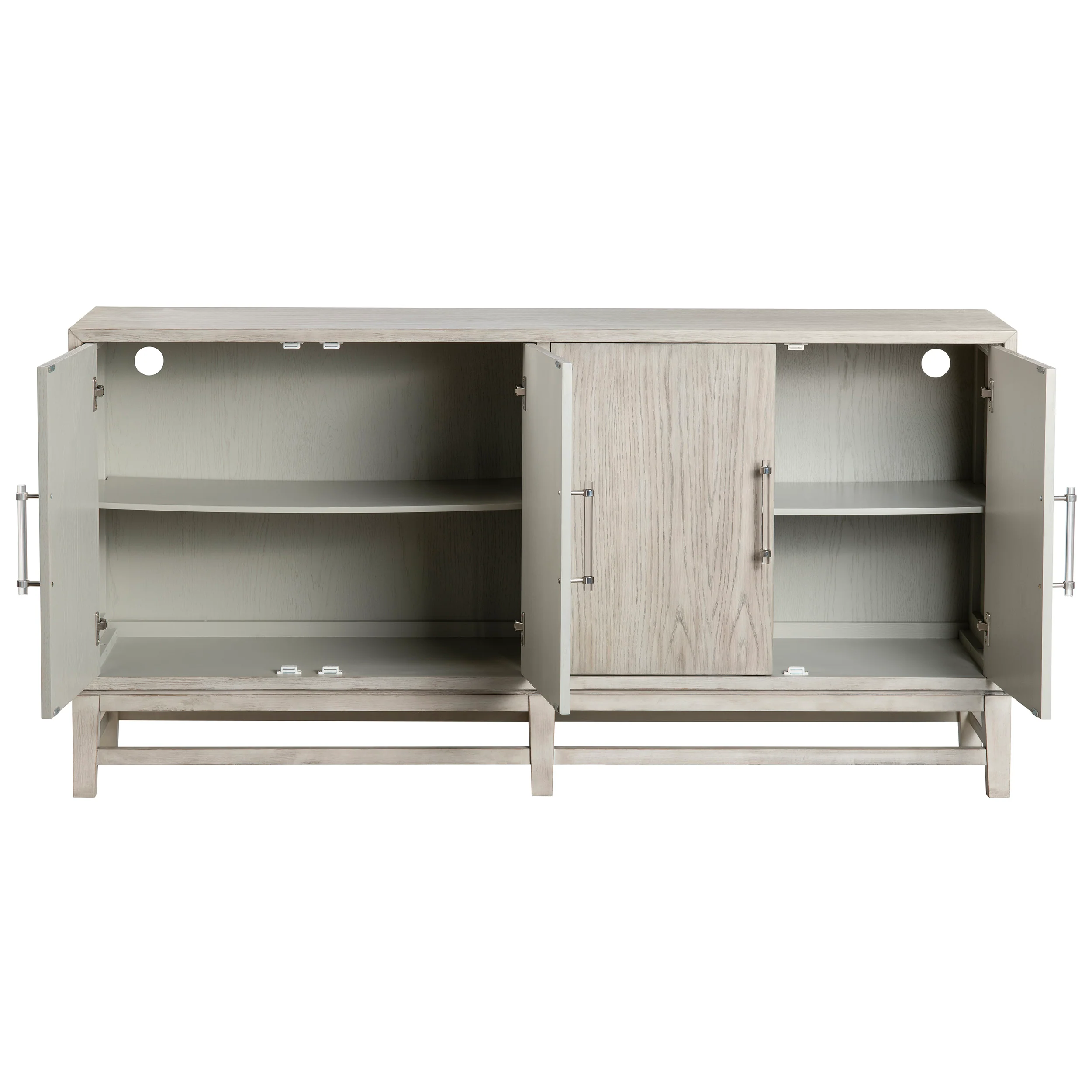 Annabelle 4 Door Sideboard, Cream - Image 3