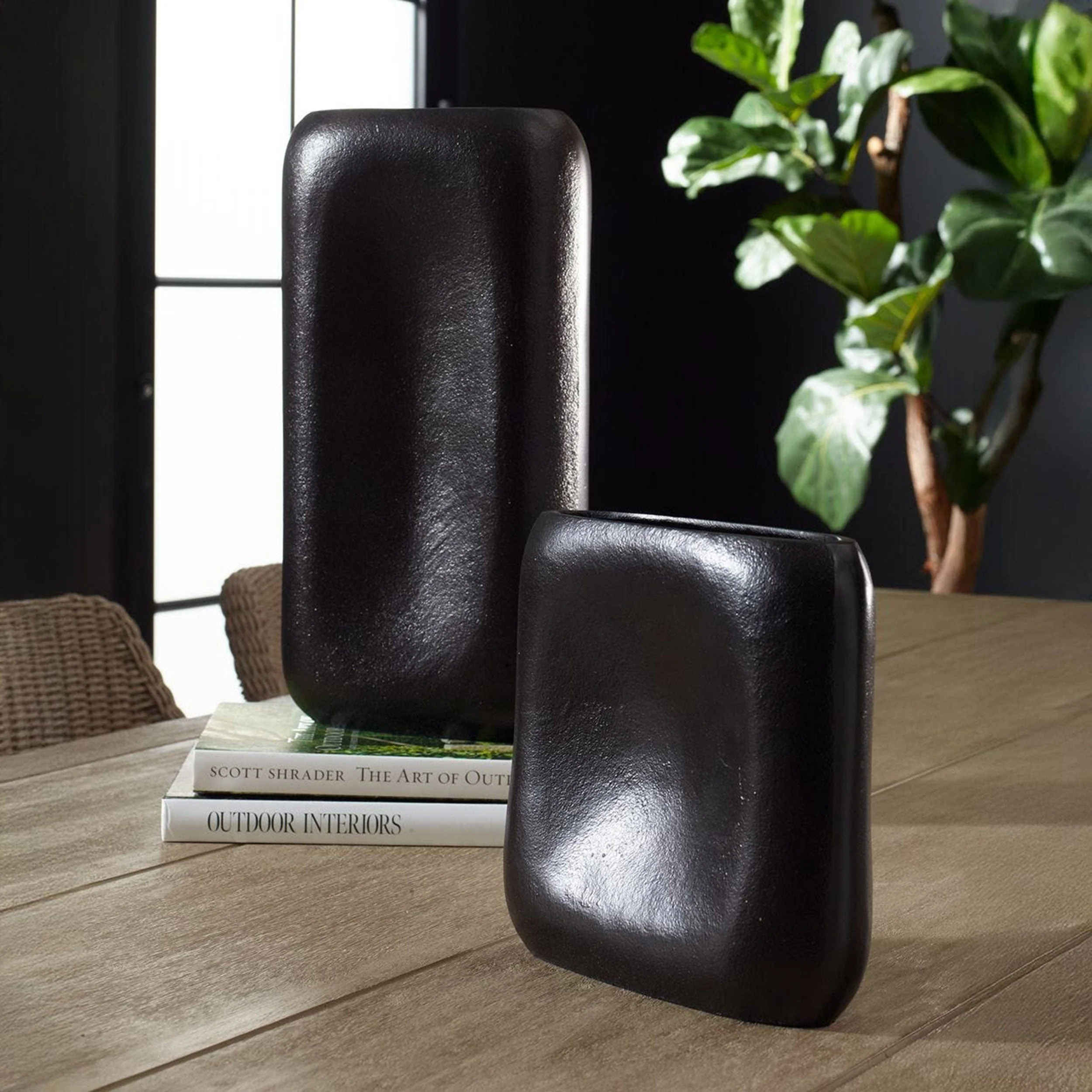 Anodic Vases, Set of 2, Brown - Image 6