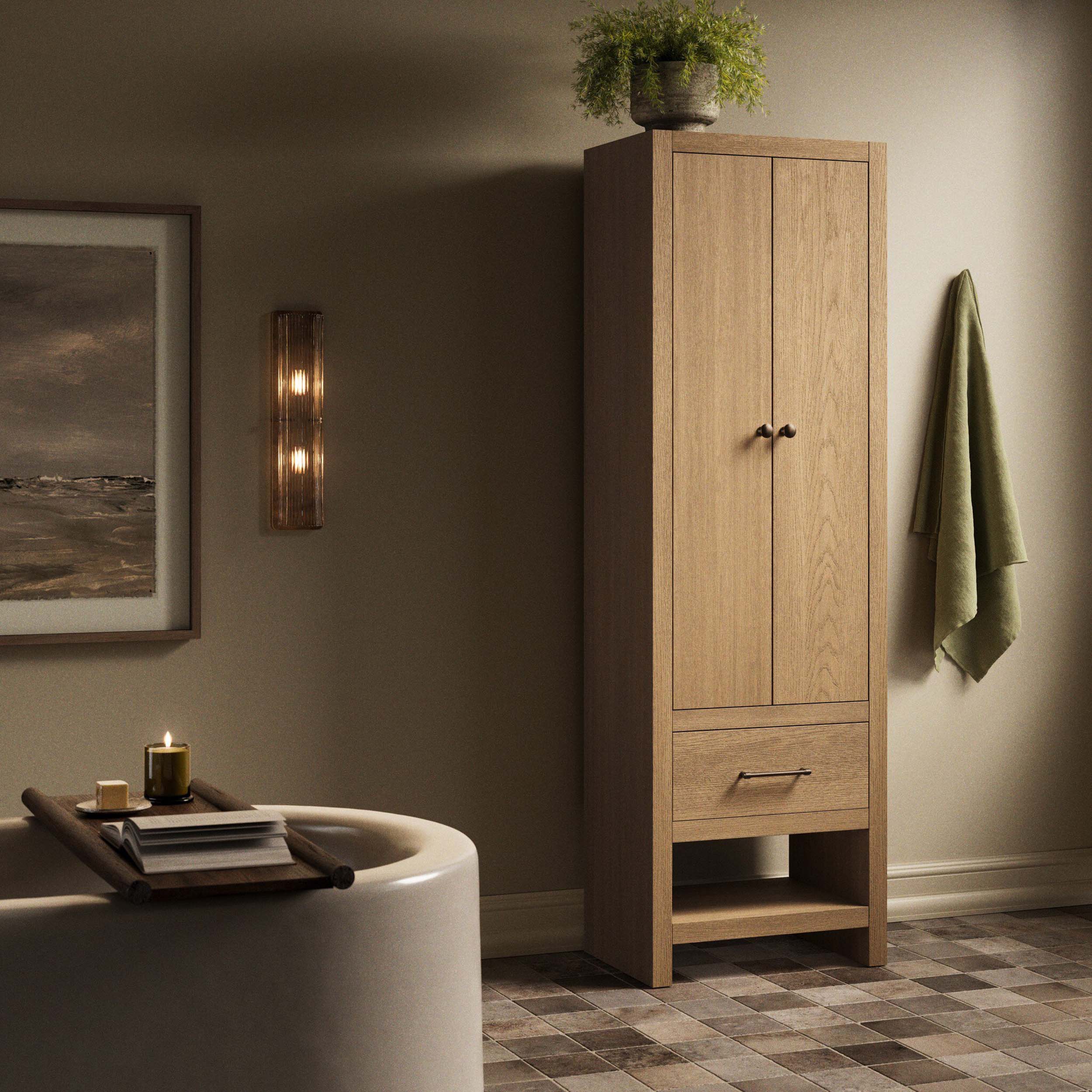 Anthem Bath Storage, Satin Light Wash by Four Hands - Image 8