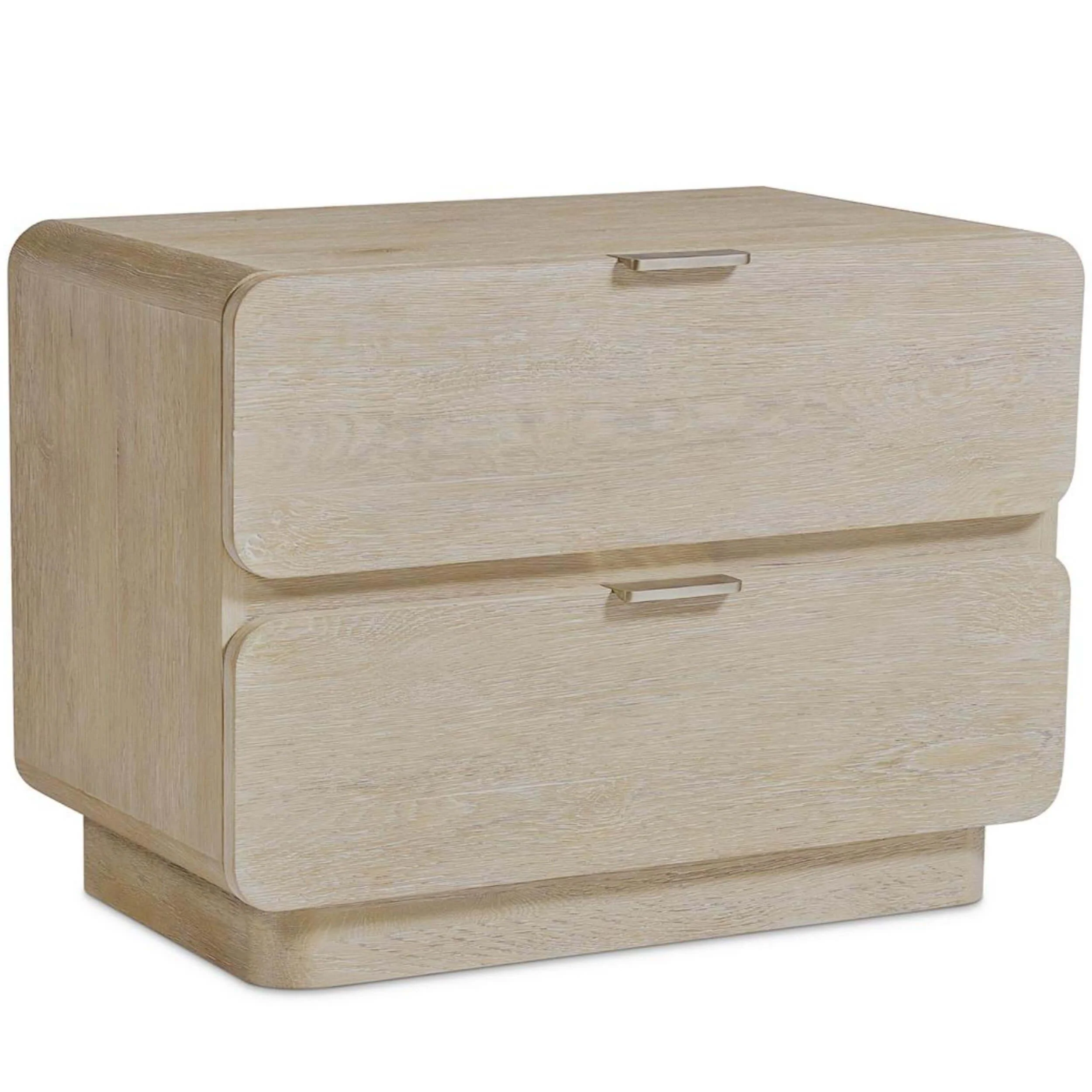 Antibes 2 Drawer Wide Nightstand, Roz