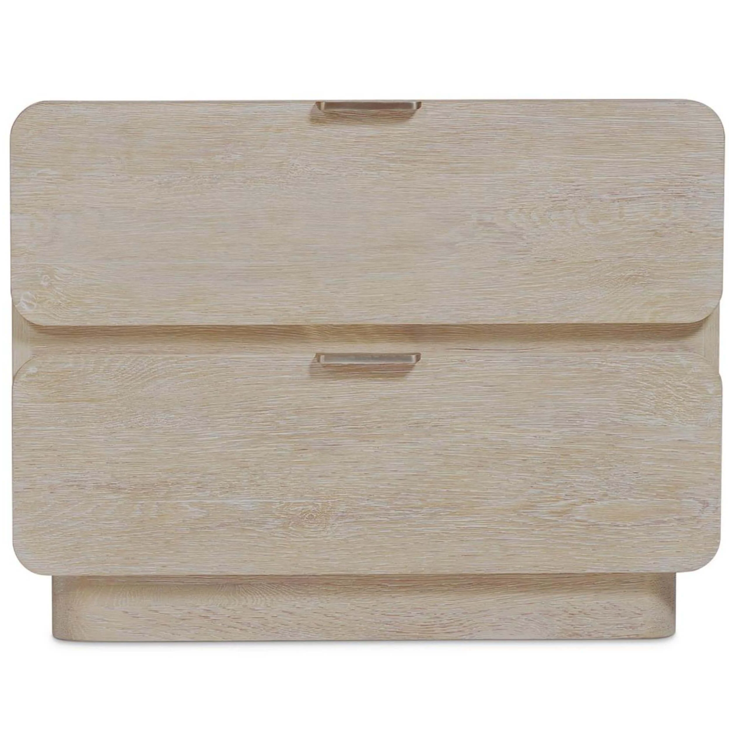 Antibes 2 Drawer Wide Nightstand, Roz - Image 2