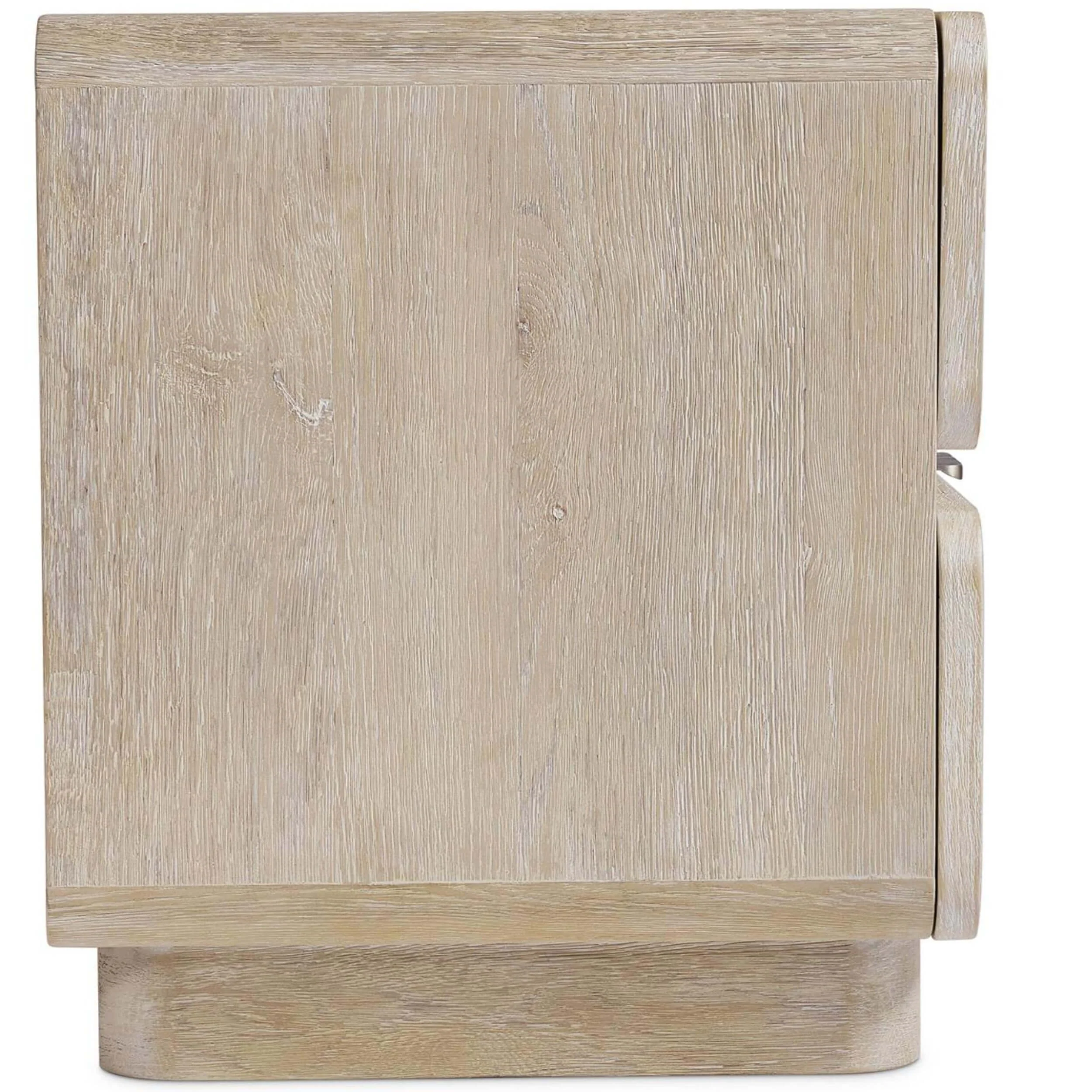 Antibes 2 Drawer Wide Nightstand, Roz - Image 3
