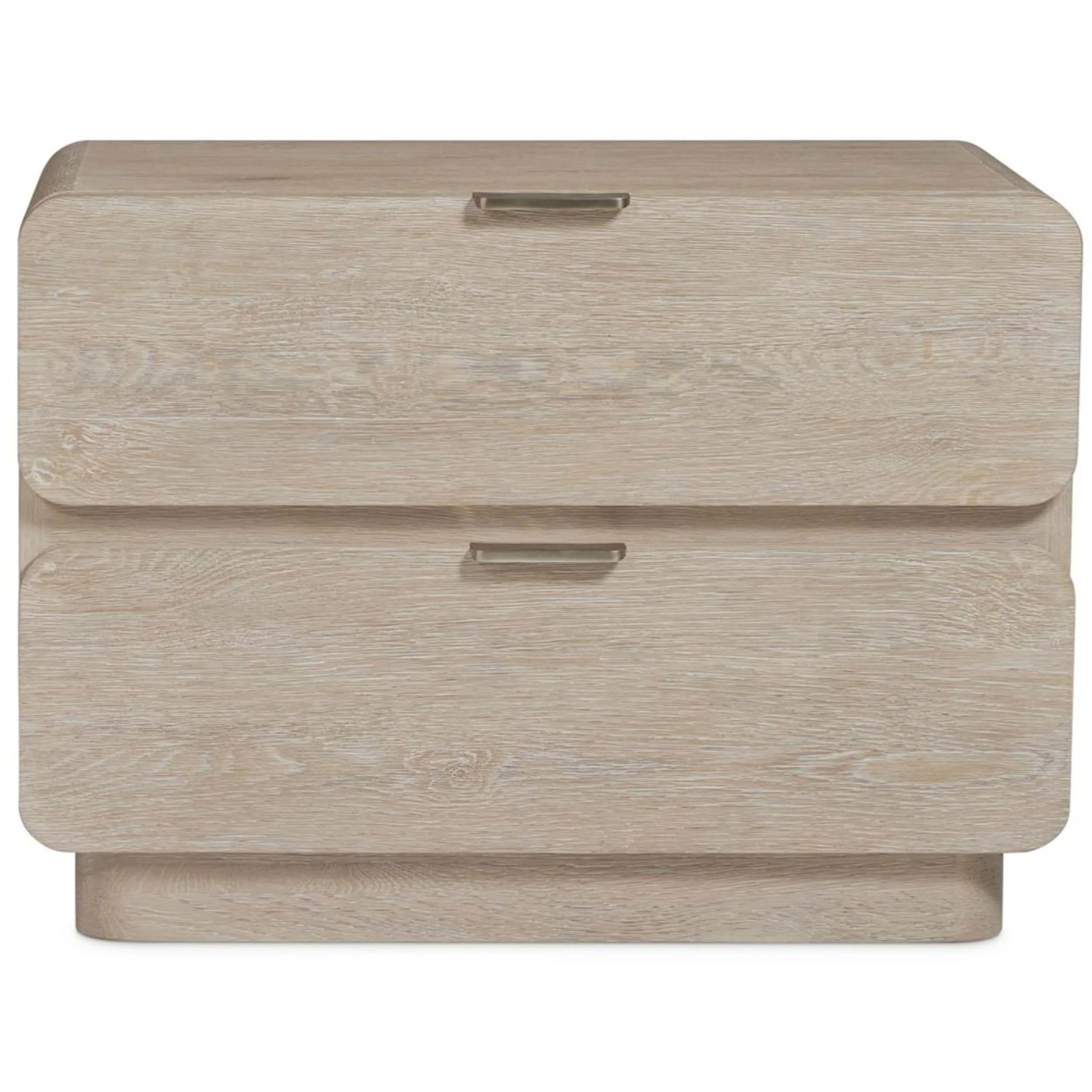 Antibes 2 Drawer Wide Nightstand, Roz - Image 4