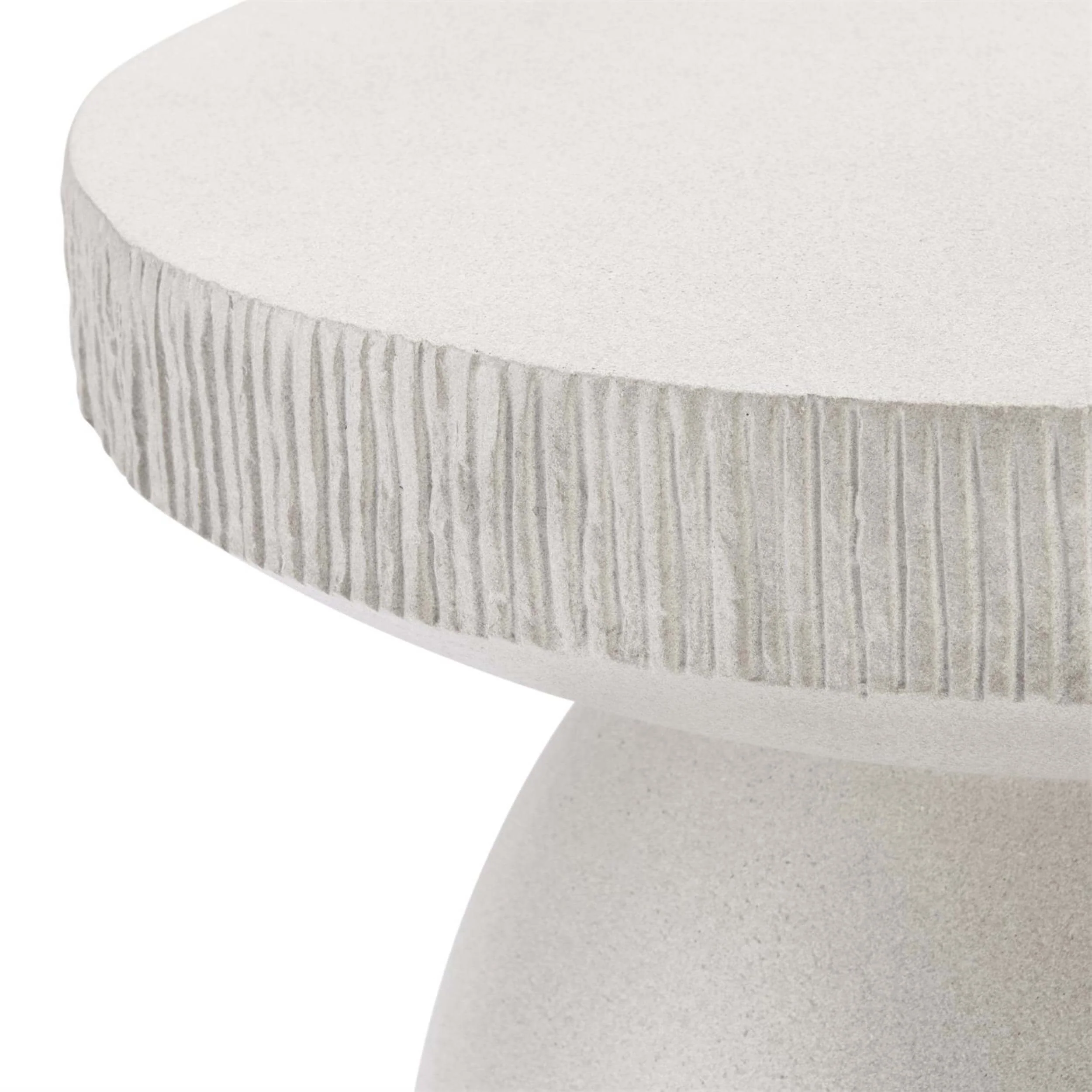 Antibes Side Table, Pumice - Image 4